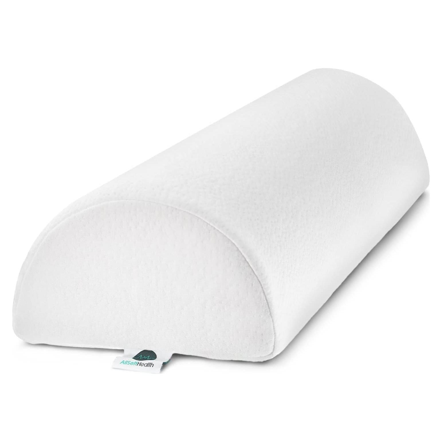Almohada de Media Luna AllSett Health para Espalda y Piernas