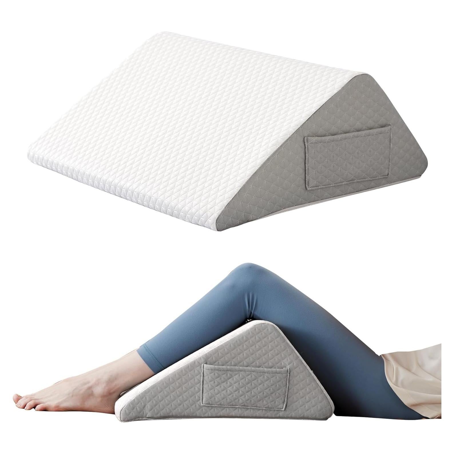 Almohada en Cuña para Rodillas Ruqmuis 60x48x20 cm Alivio Dolor