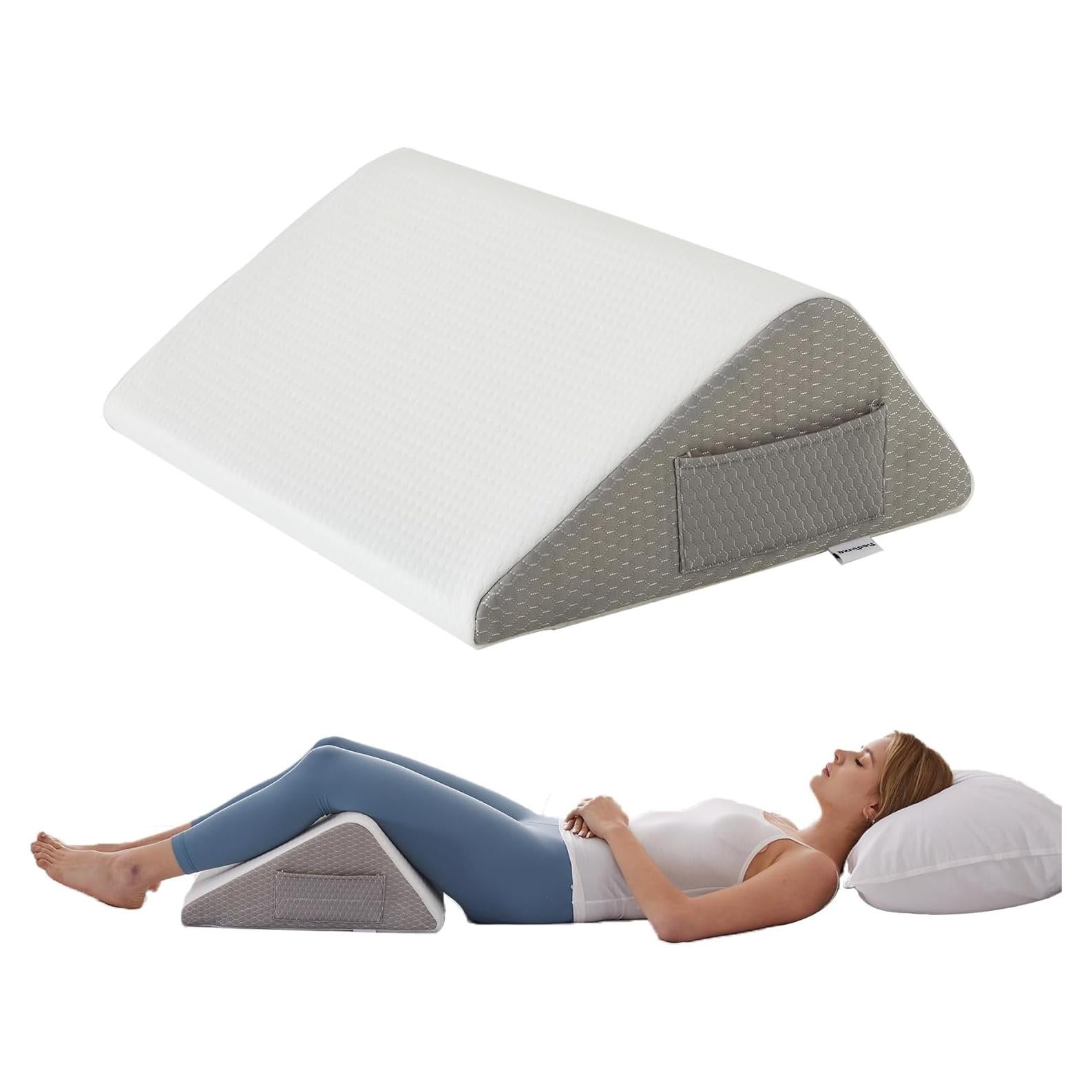 Almohada en Cuña para Rodillas Bedluxe Espuma Viscoelástica