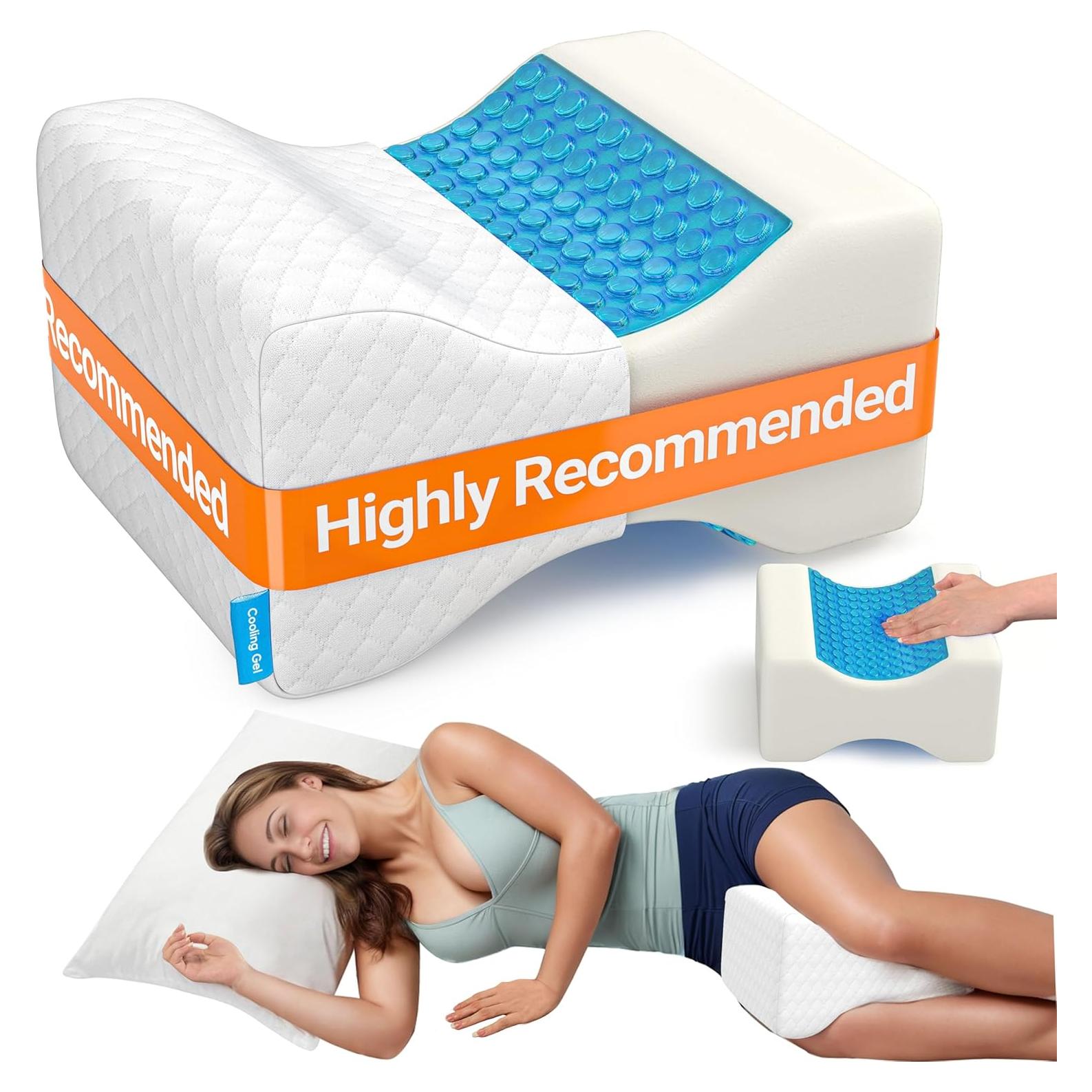 Almohada para Rodillas CloudBliss Grande Refrigerante Espuma
