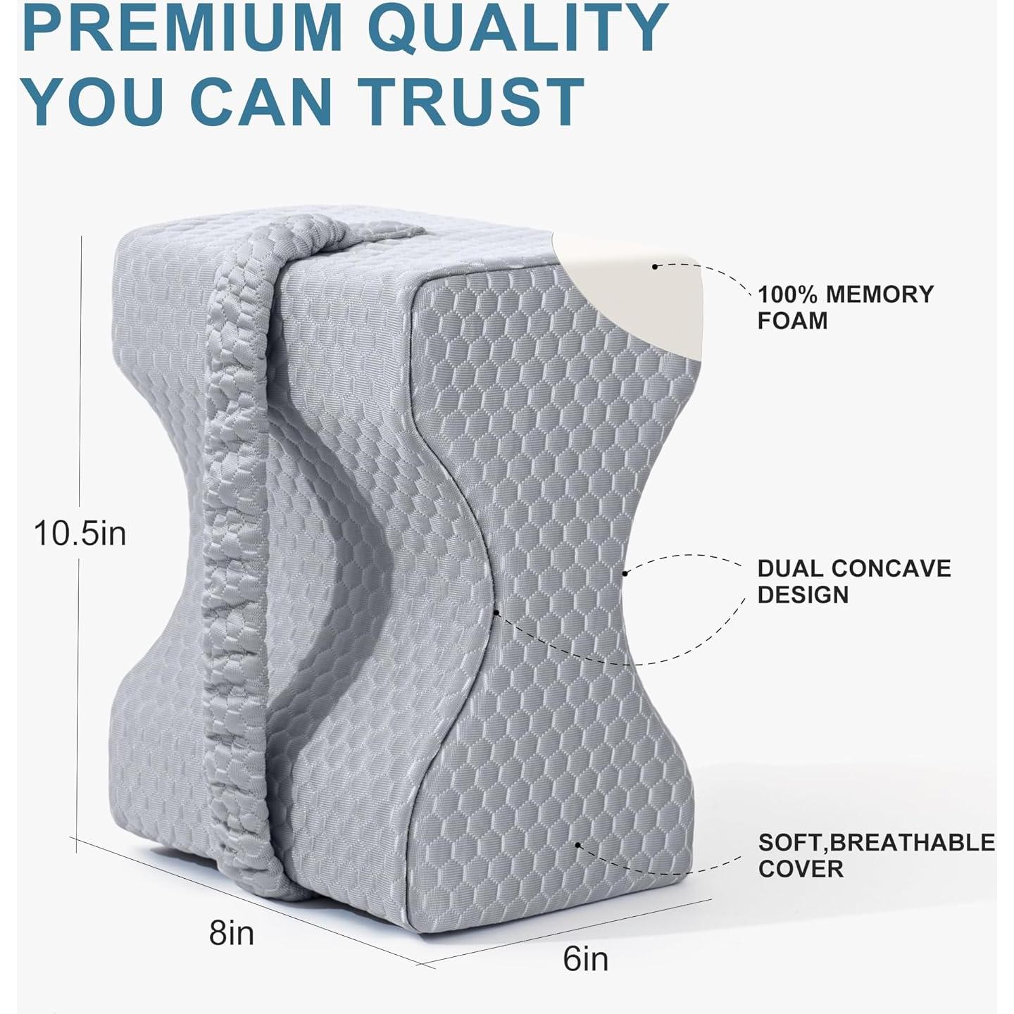 Almohada para Rodillas UJPFEO Gris Ártico Espuma Viscoelástica