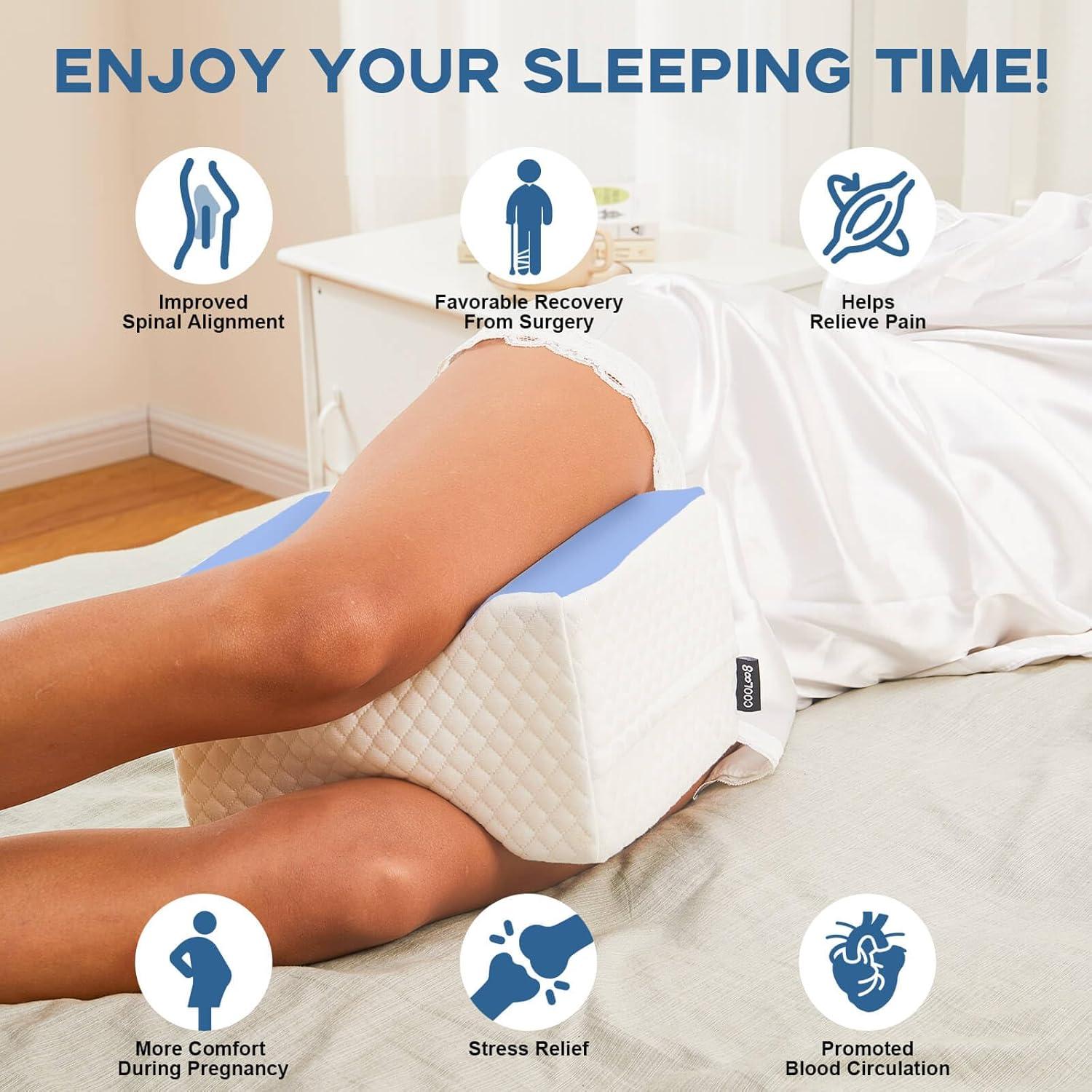 Almohada para Rodillas Cooloo8 - Alivio Dolor Ciático - Espuma Viscoelástica