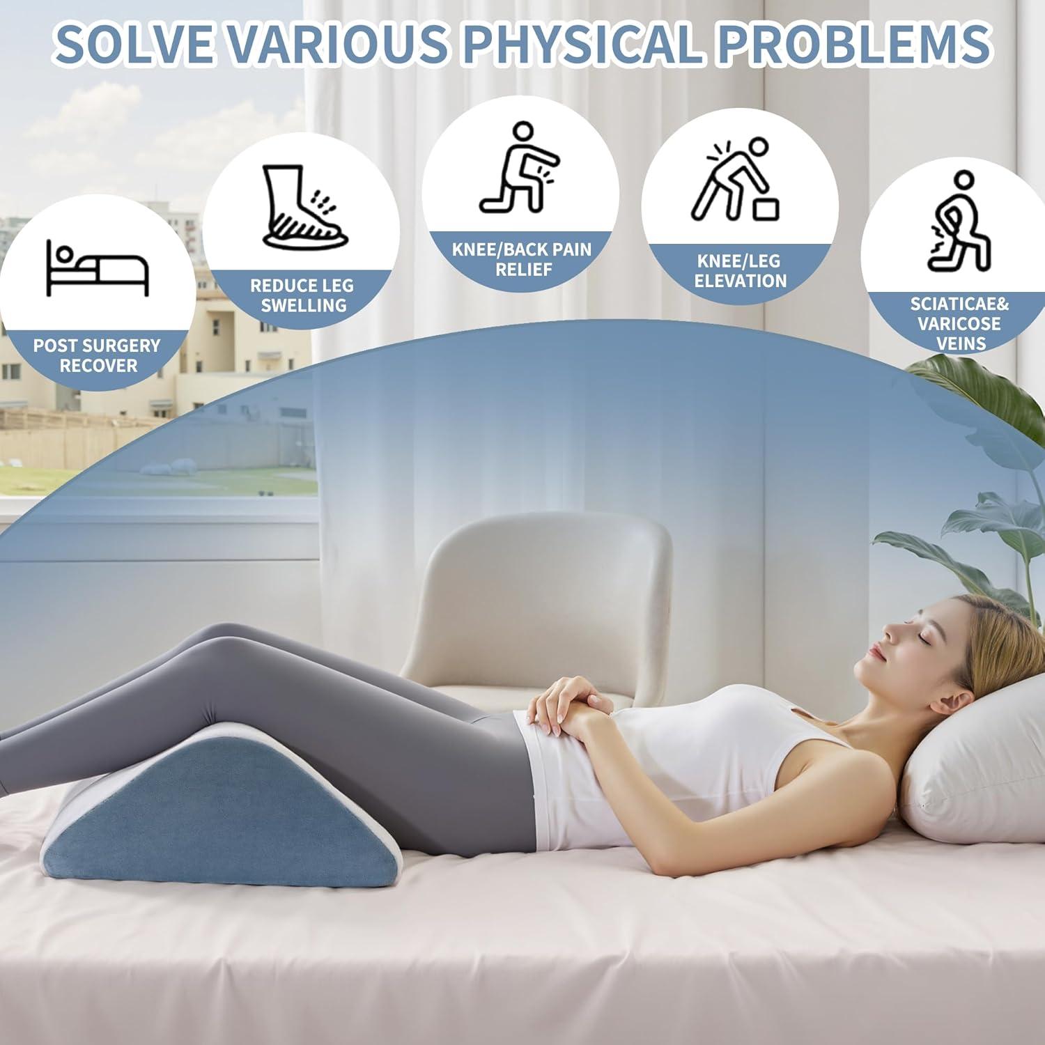 Almohada en Cuña para Rodillas VMFKPNR 20 cm Alivio Dolor