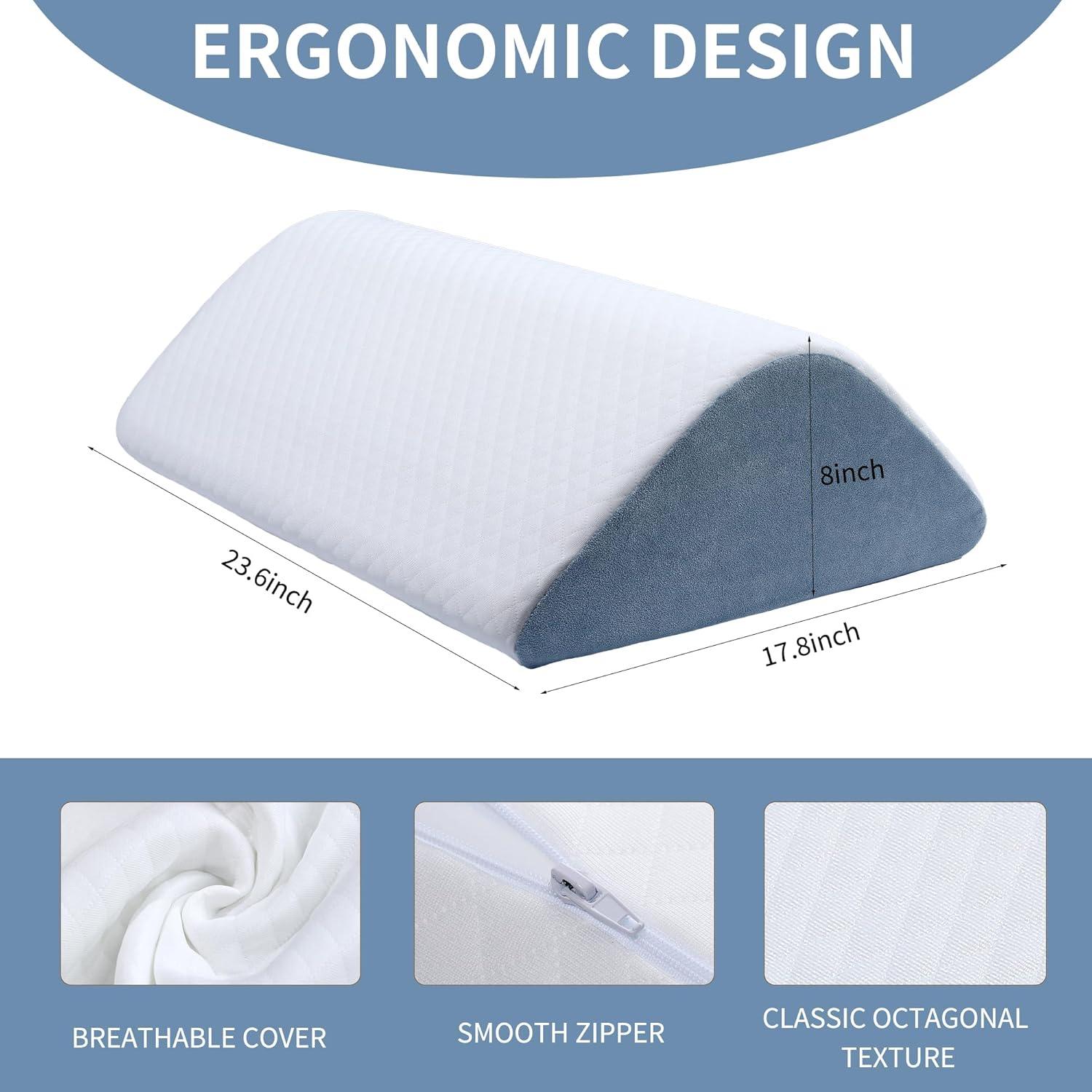 Almohada en Cuña para Rodillas VMFKPNR 20 cm Alivio Dolor