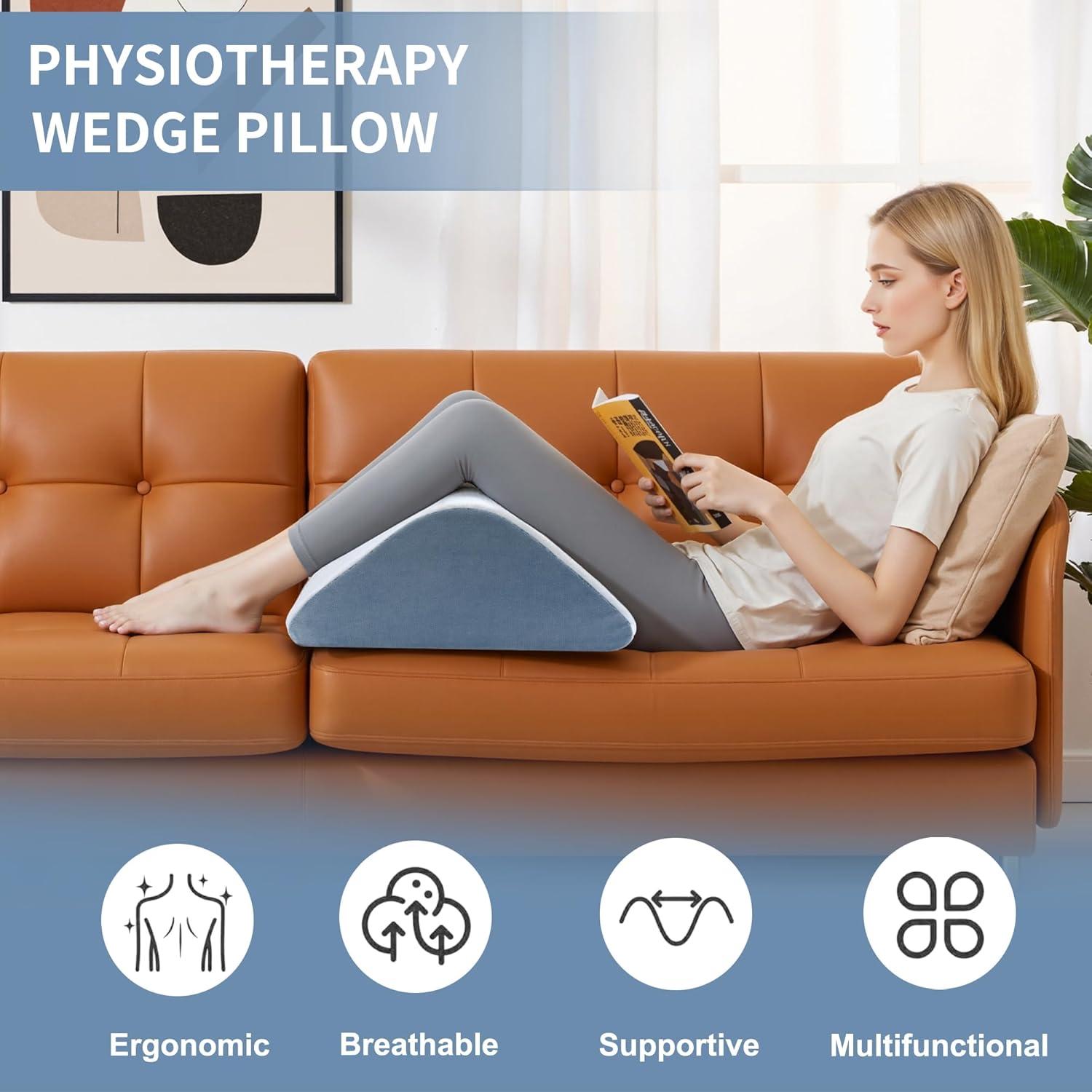 Almohada en Cuña para Rodillas VMFKPNR 20 cm Alivio Dolor