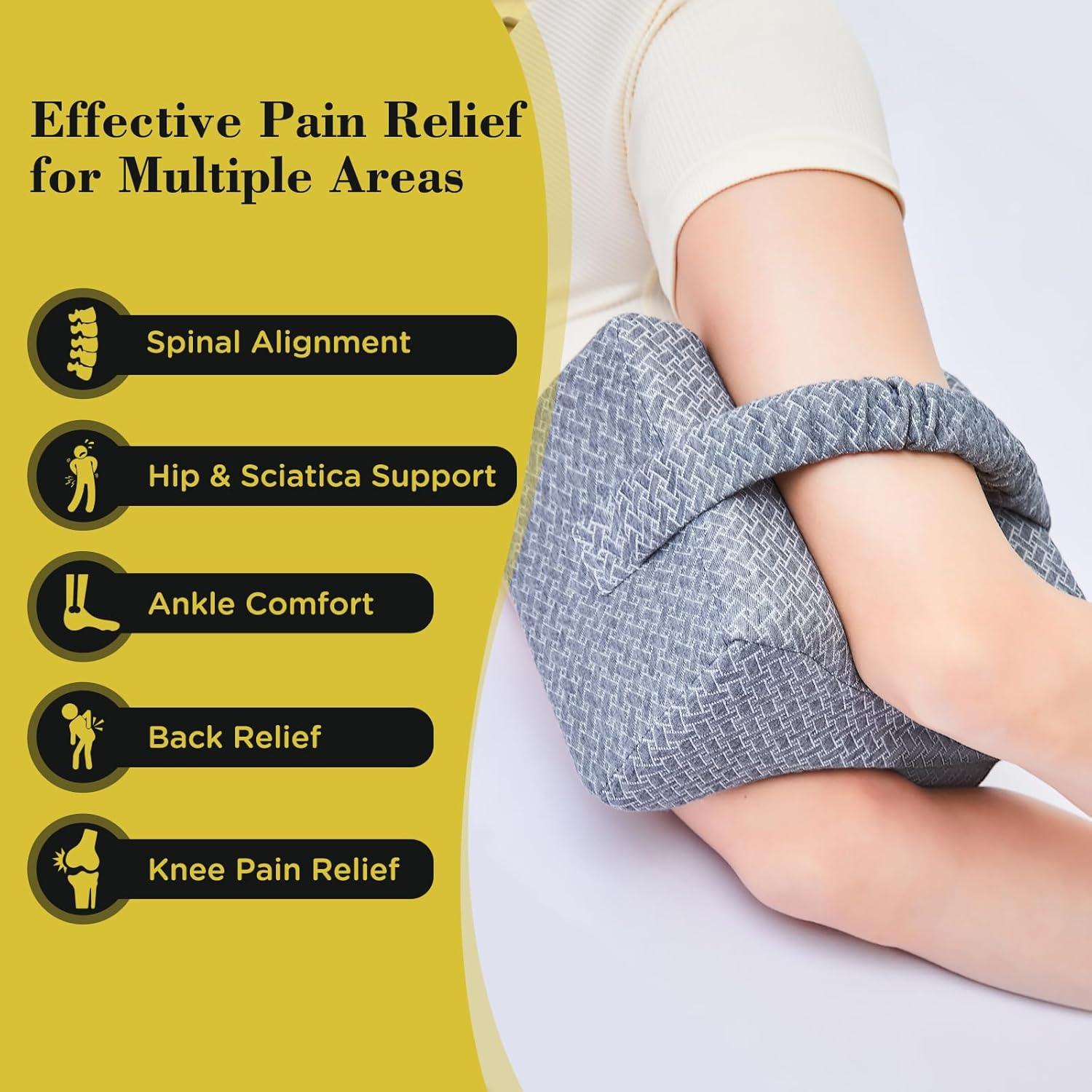 Almohada para Rodillas UJPFEO Espuma Viscoelástica Gris