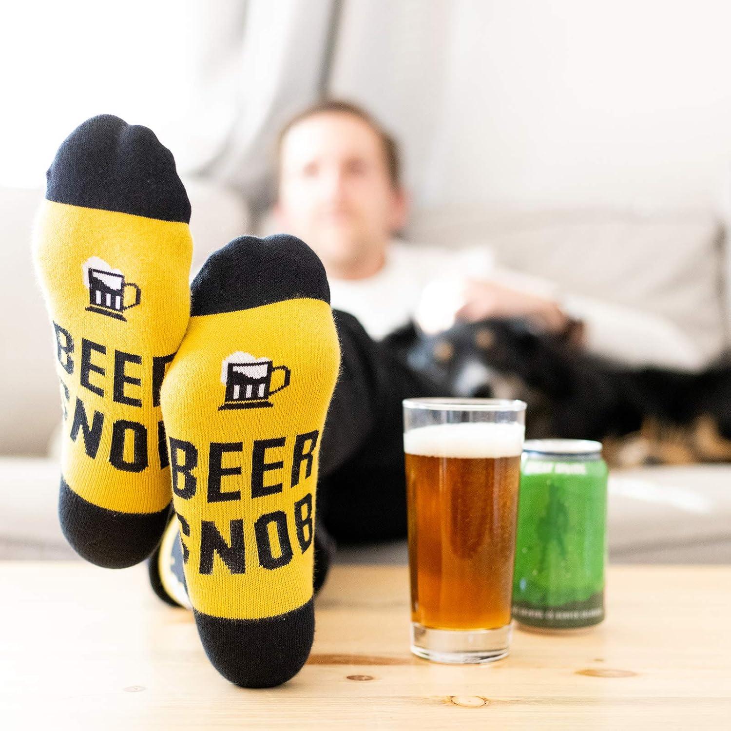 Calcetines Divertidos Lavley de Cerveza Unisex Talla Única