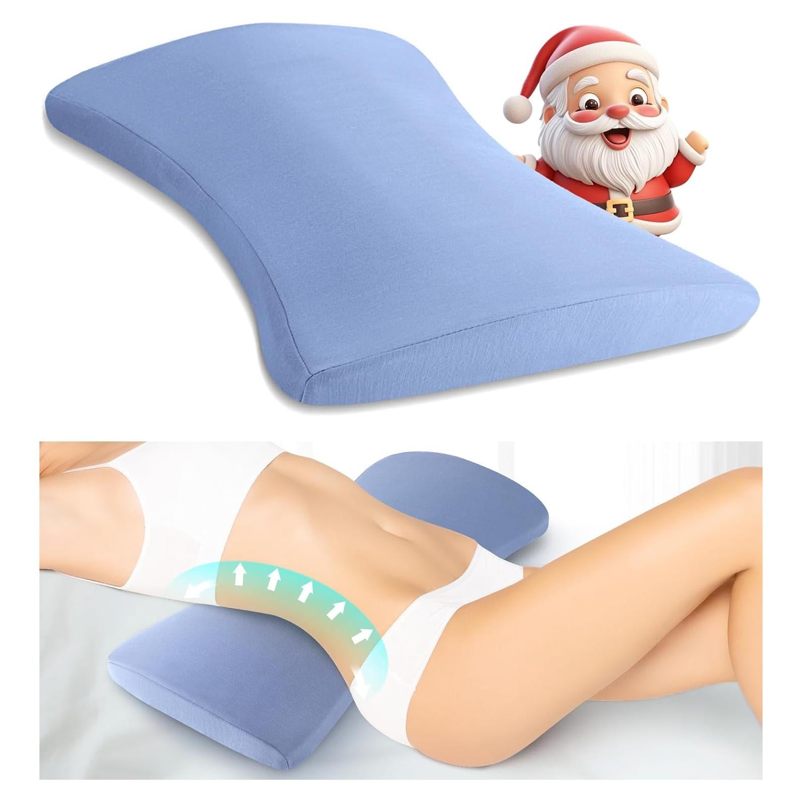 Almohada Lumbar Vamorry Espuma Viscoelástica 60x26 cm