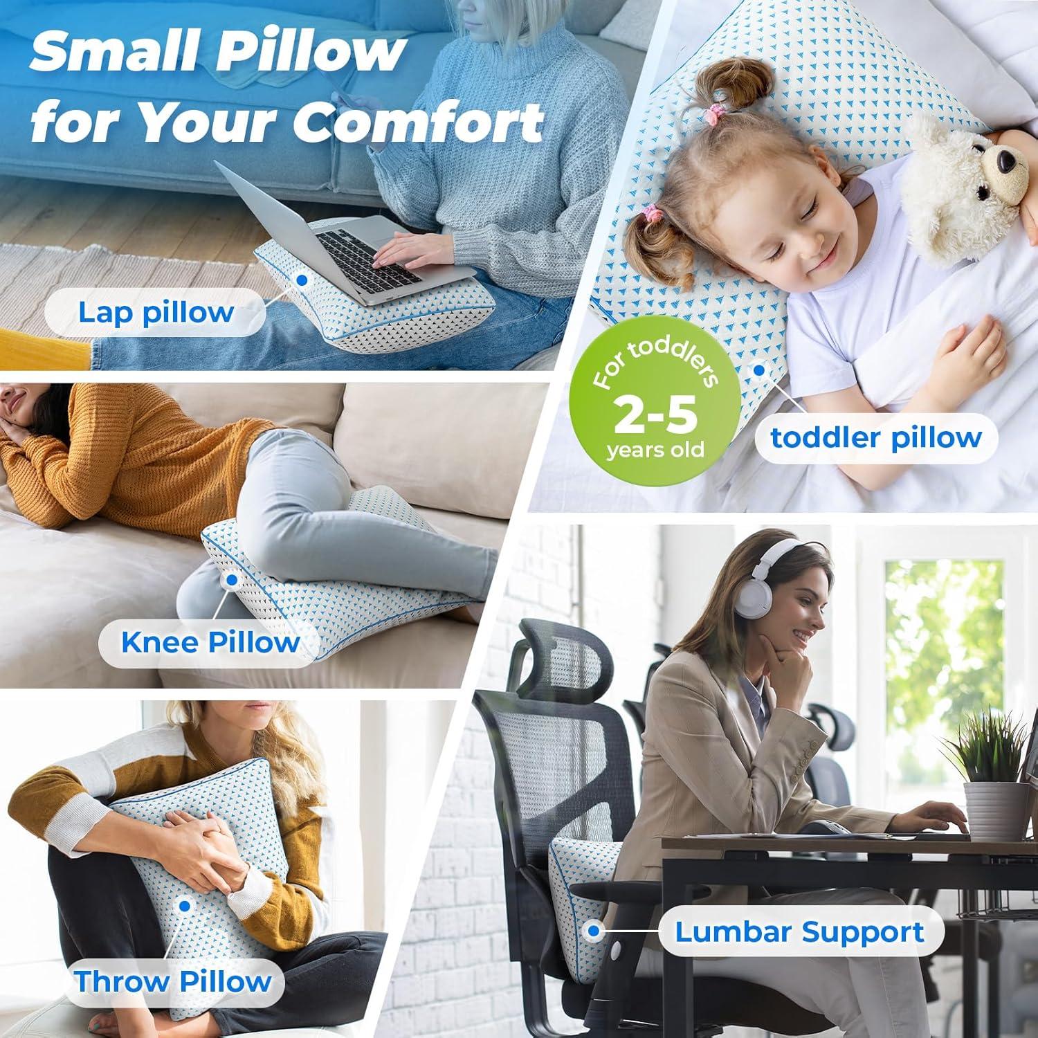 Almohada de Espuma de Memoria Fulocean 45x35cm Ajustable