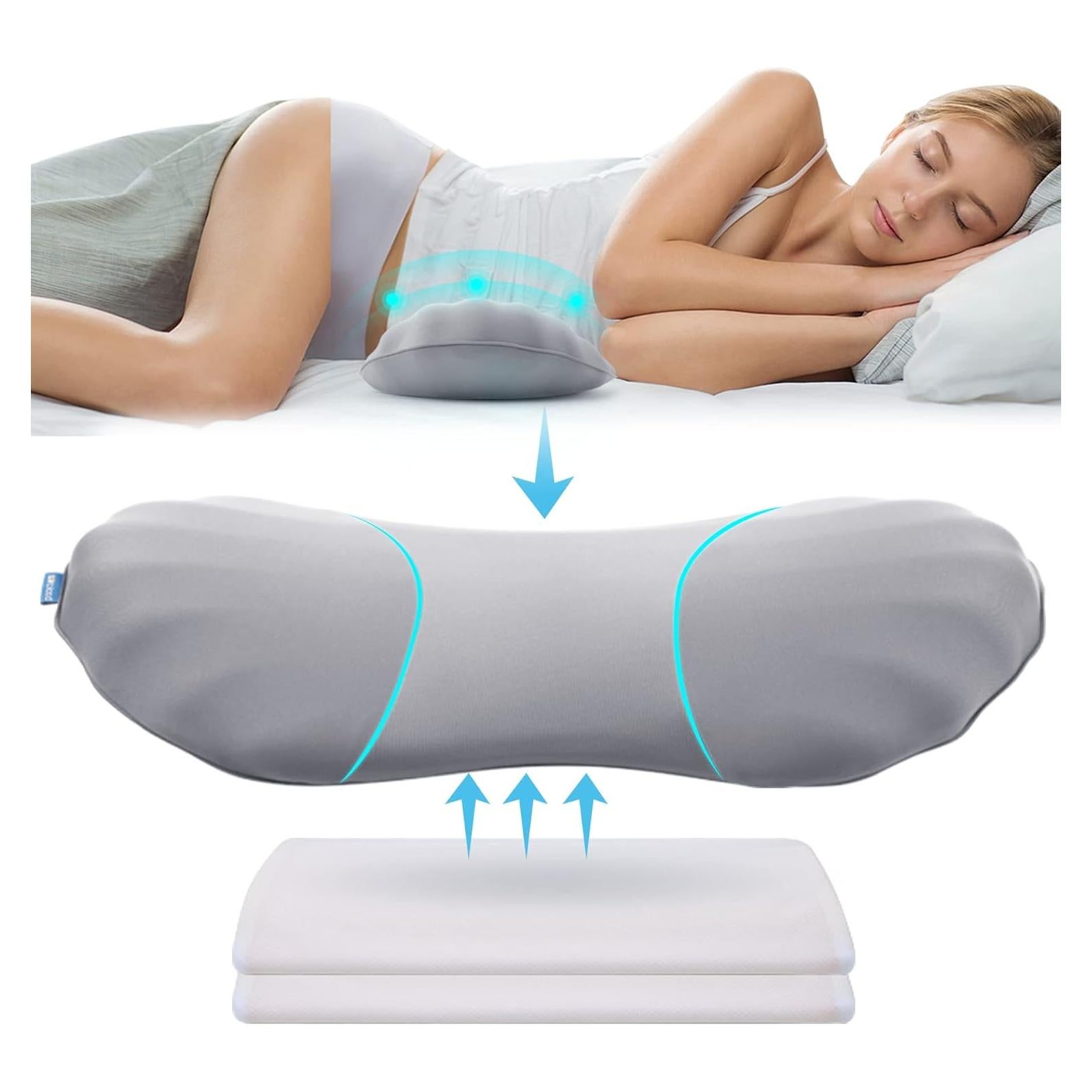 Almohada Lumbar Ajustable RESTCLOUD Espuma Viscoelástica 60 cm