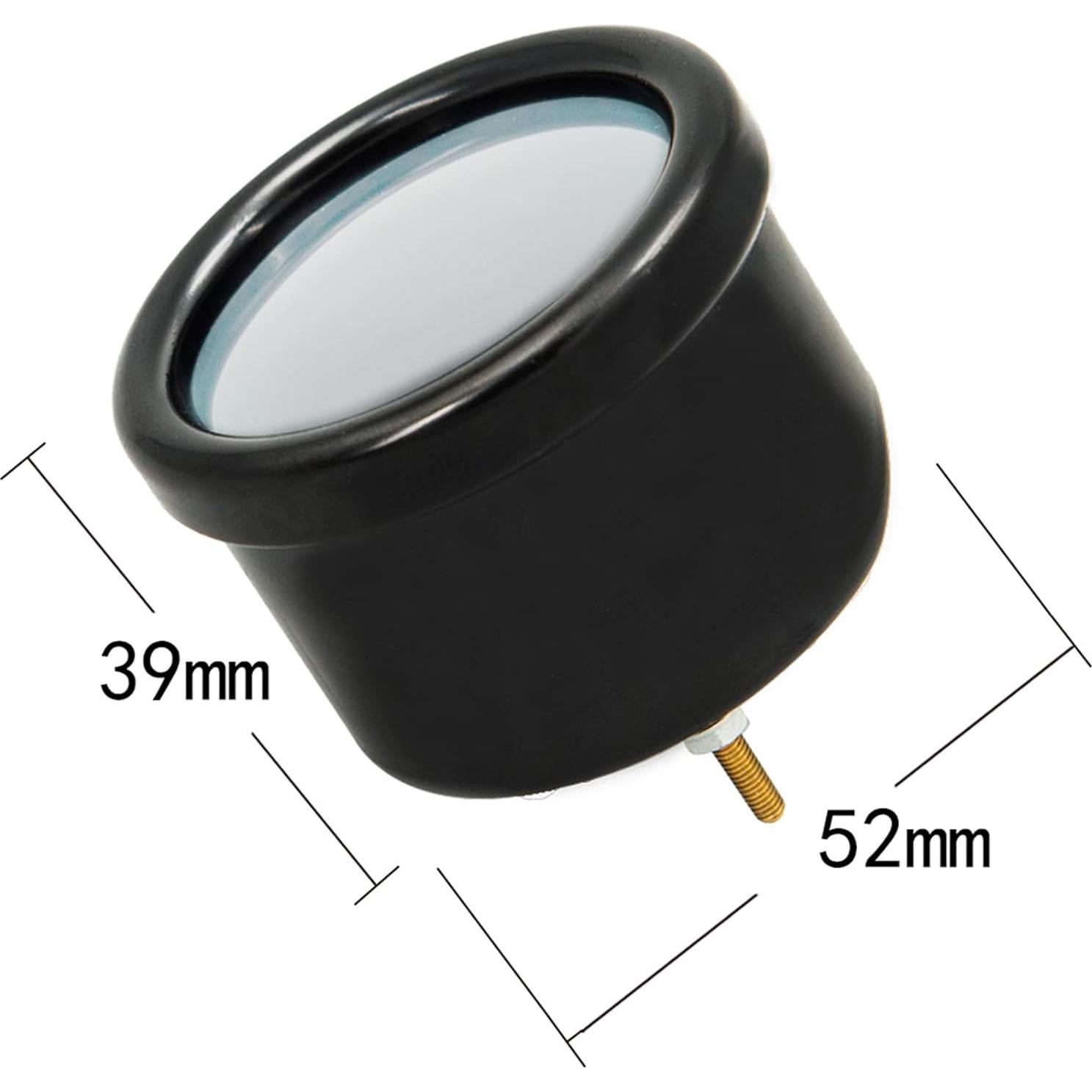 Manómetro Digital CNRAQR 52mm Doble Pantalla 0-15 Bar Rojo