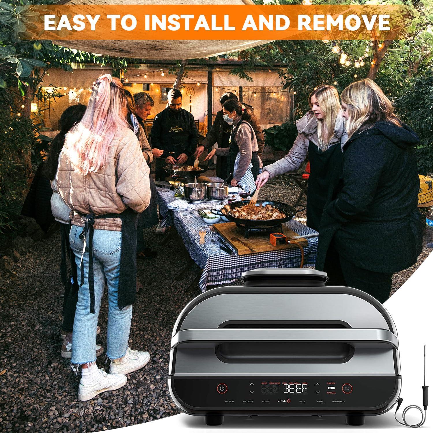 Sonda de Termómetro Inteligente Semaiki para Parrilla Ninja y LG