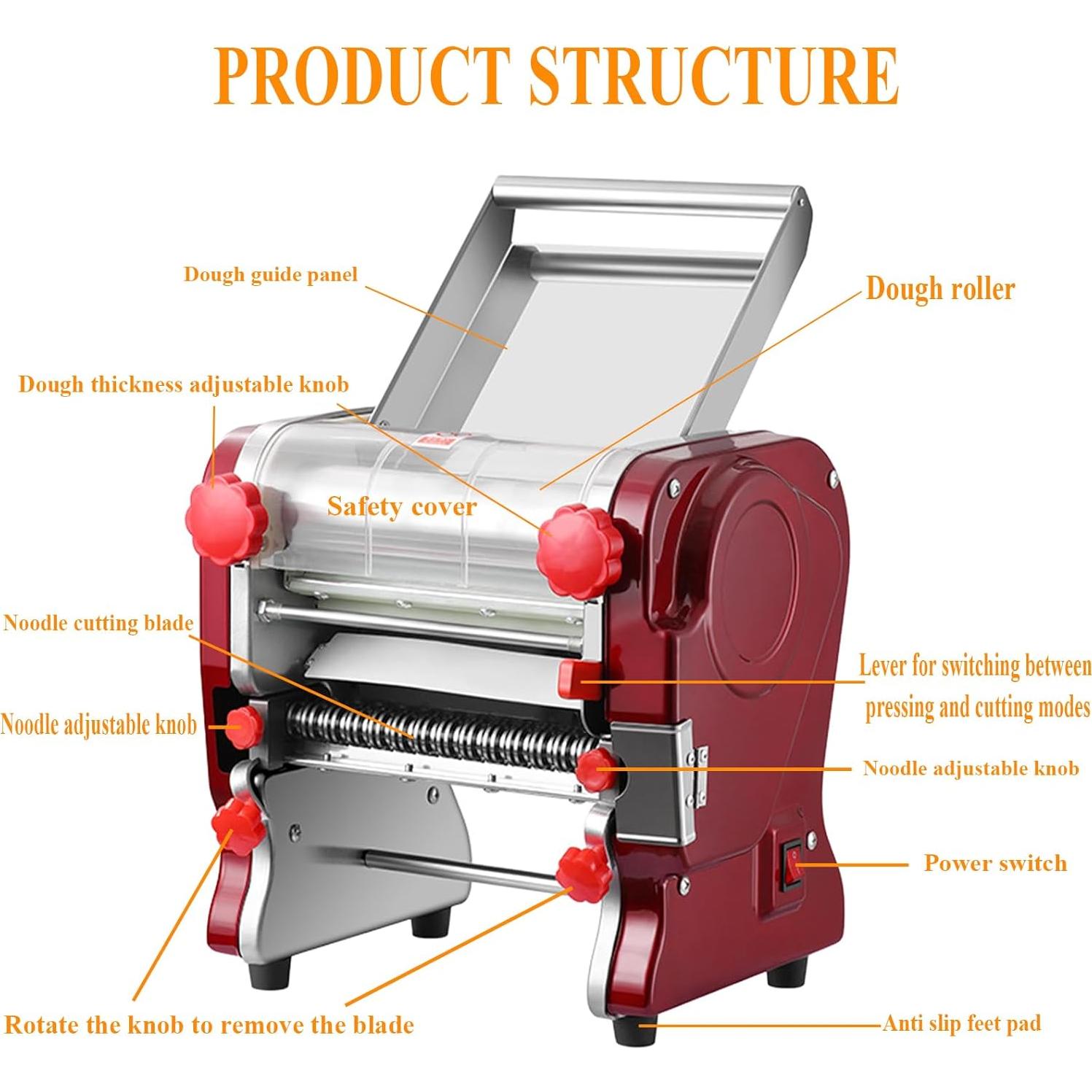 Máquina Eléctrica para Hacer Pasta XINGYUEXUAN 2/6mm