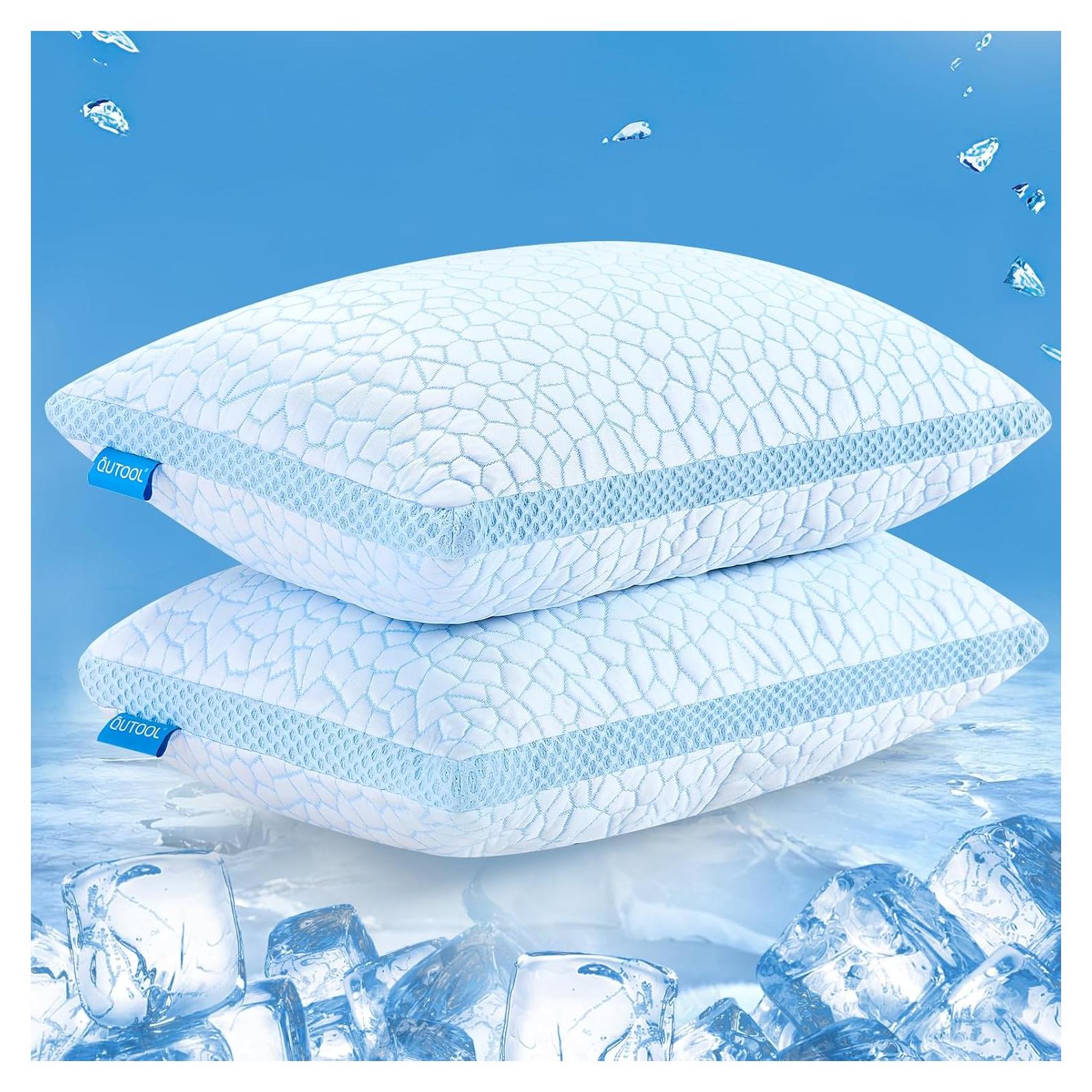 Almohada Enfriamiento QUTOOL Doble Cara Queen Set 2