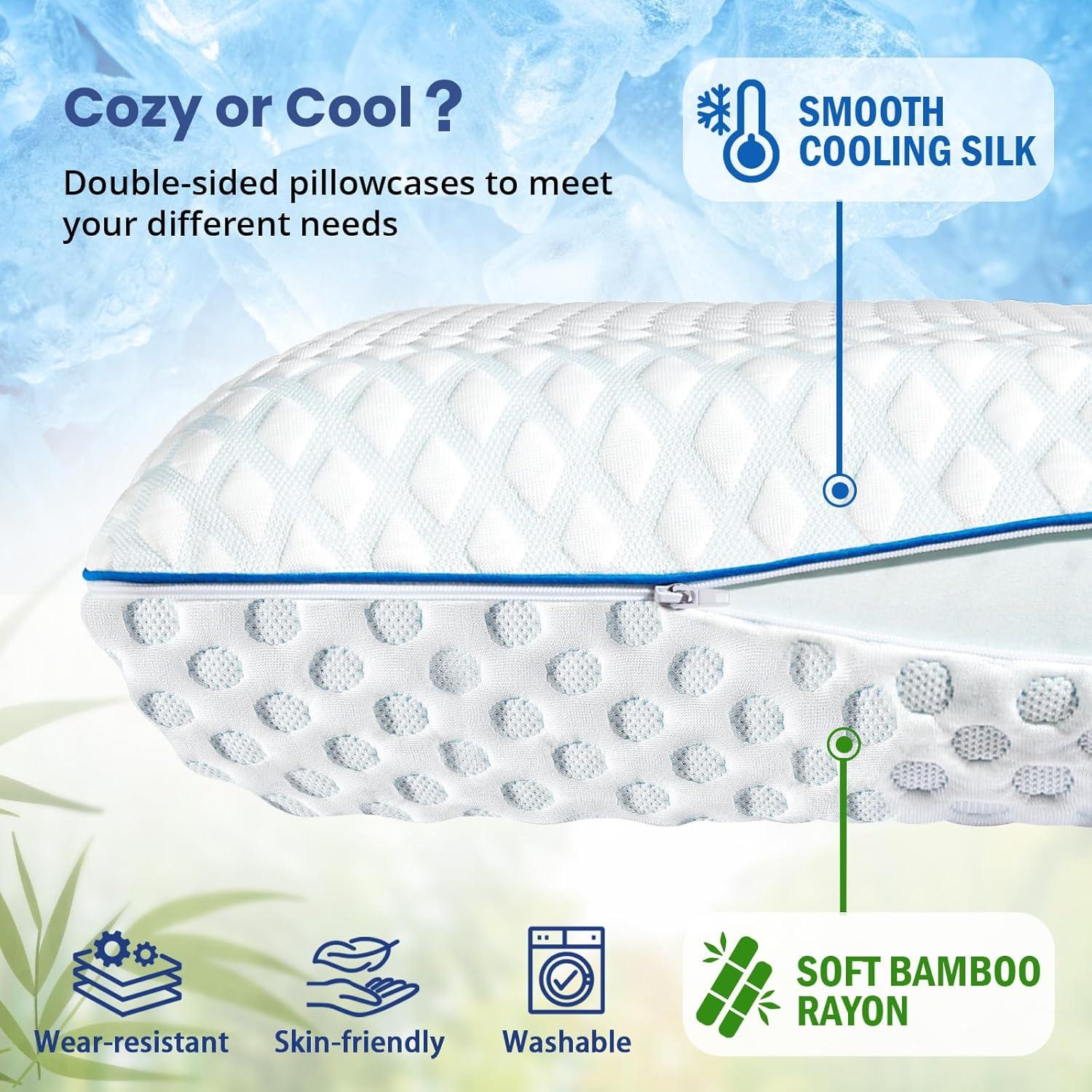 Almohada Viscoelástica Fulocean Estándar con Gel Refrigerante