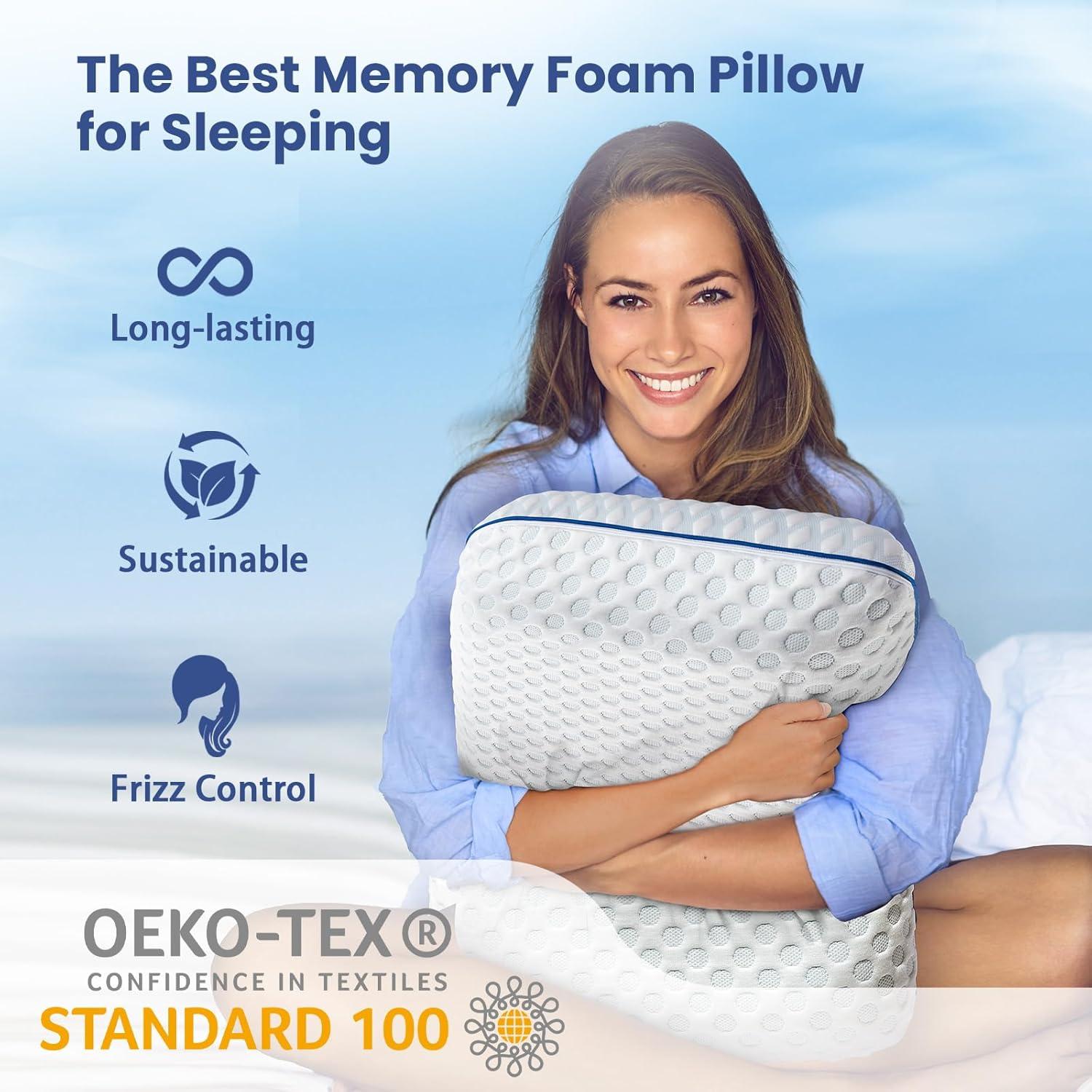 Almohada Viscoelástica Fulocean Estándar con Gel Refrigerante