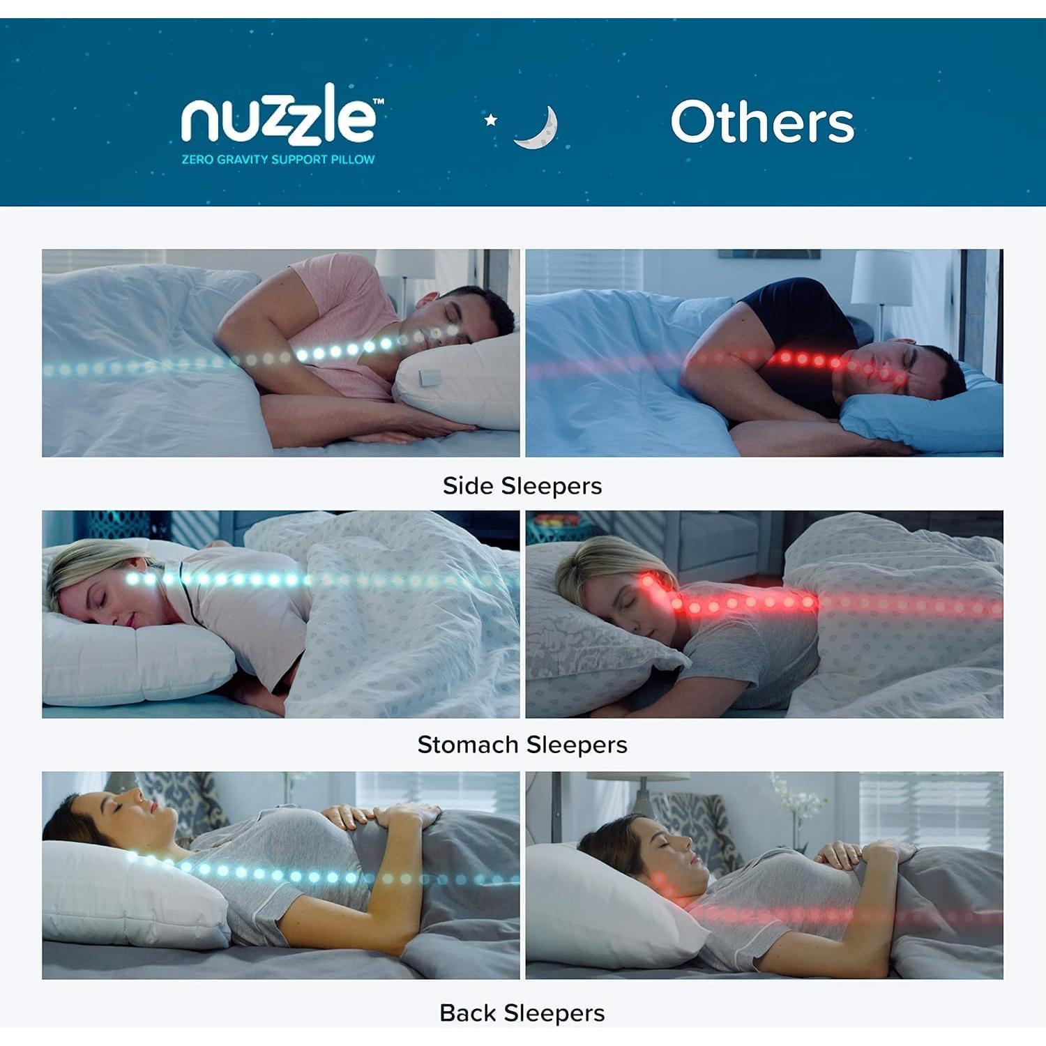 Almohada Ajustable Nuzzle Cooling Estándar 40x60 cm