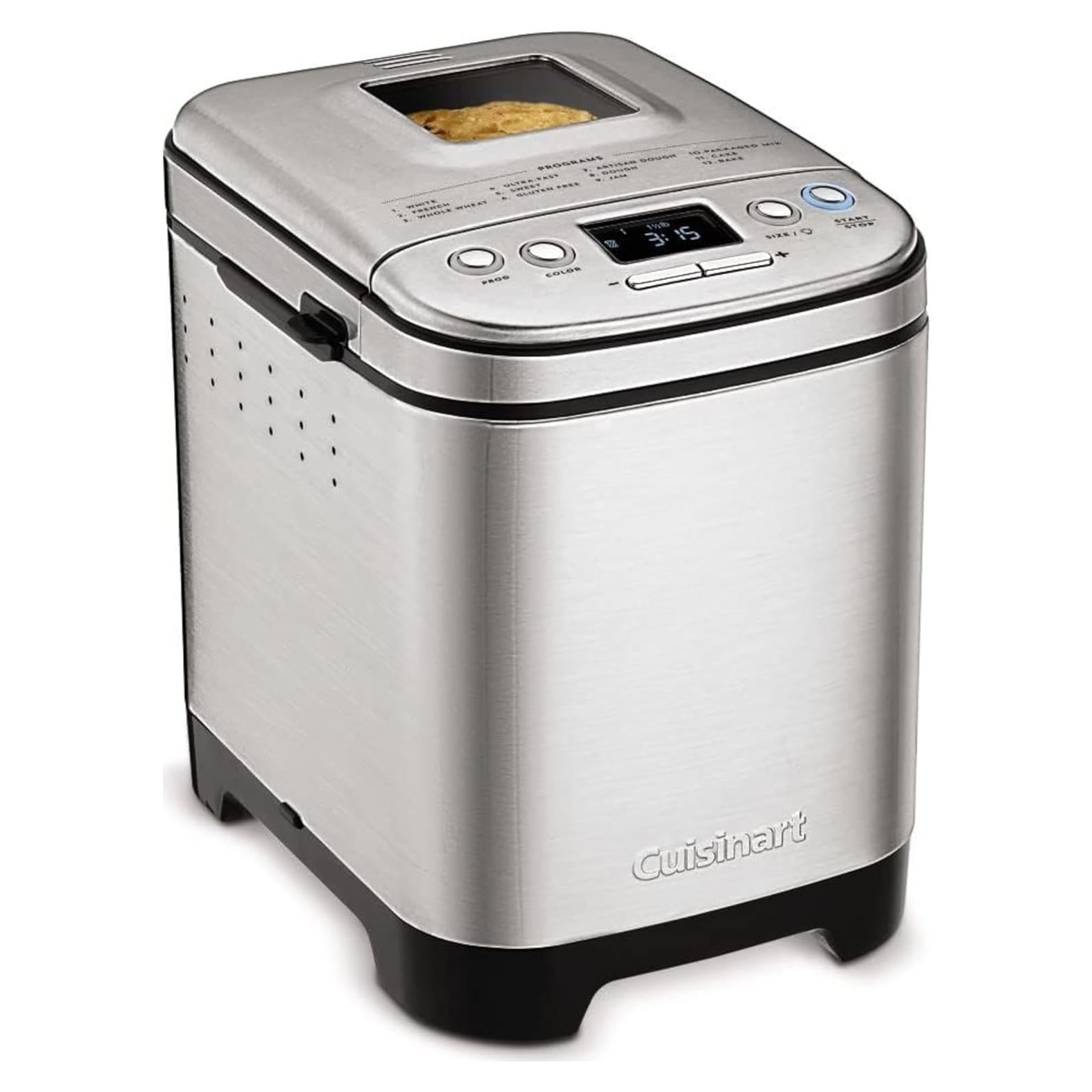 Máquina de Pan Cuisinart CBK-110NAS Compacta 2lb Automática