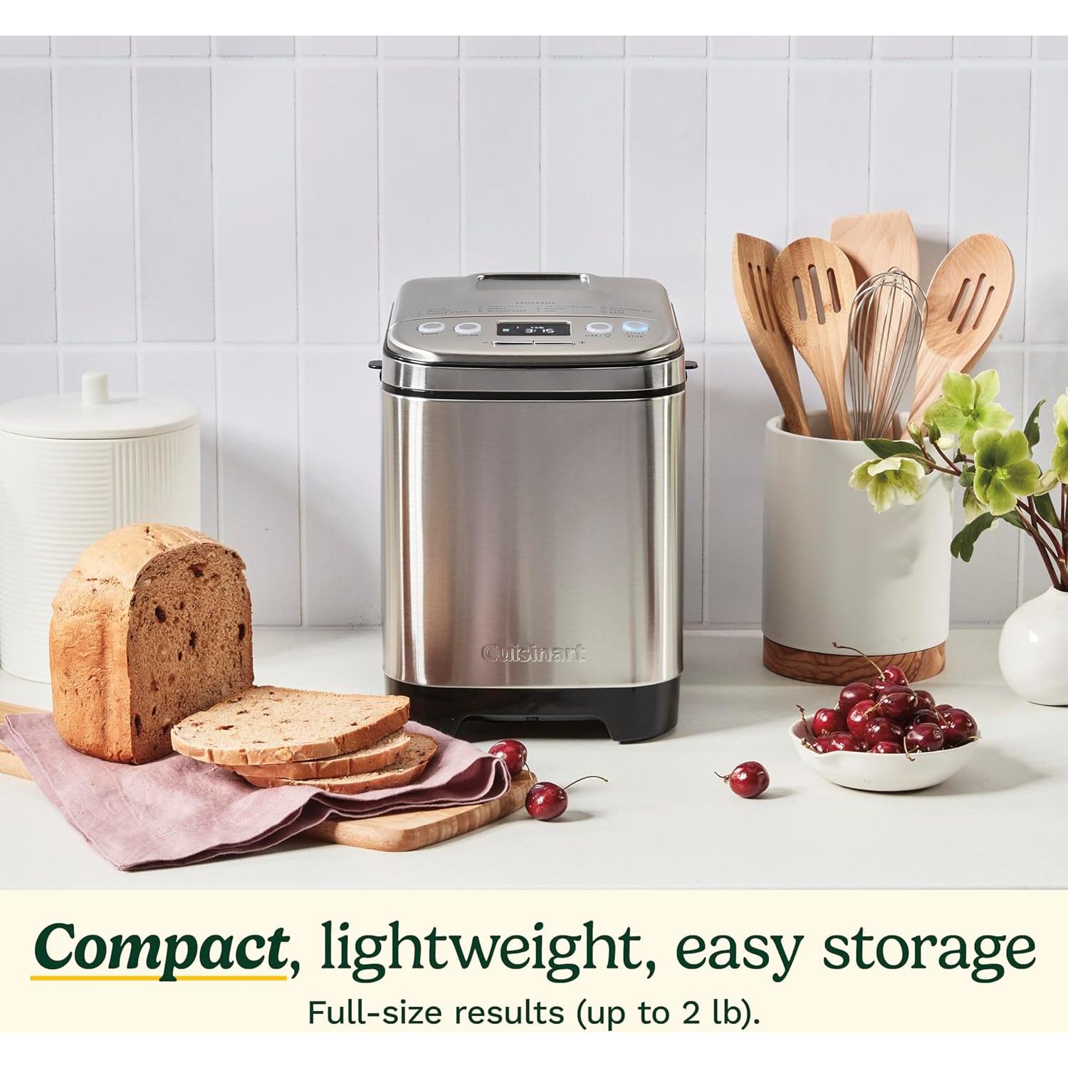 Máquina de Pan Cuisinart CBK-110NAS Compacta 2lb Automática