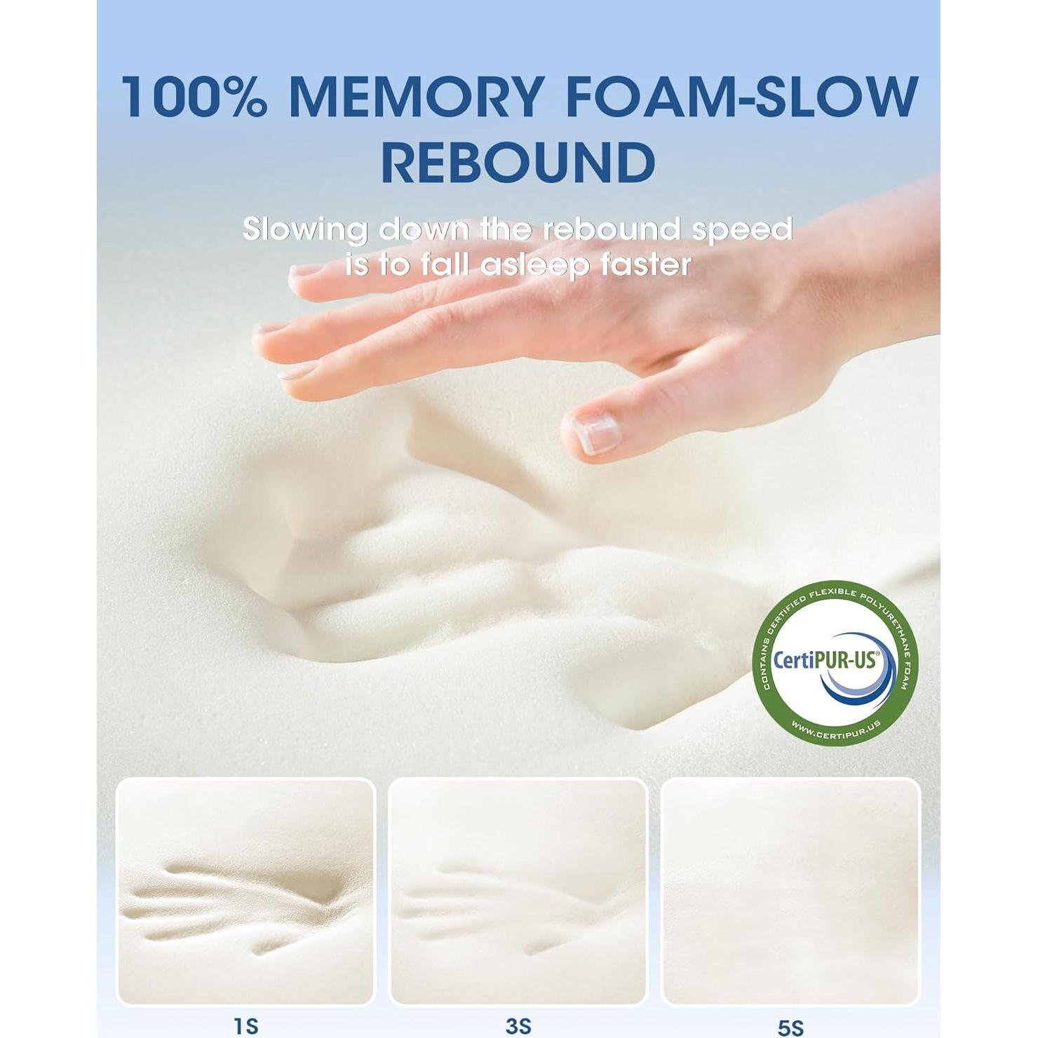 Juego de 2 almohadas viscoelásticas Cooloo8 tamaño queen