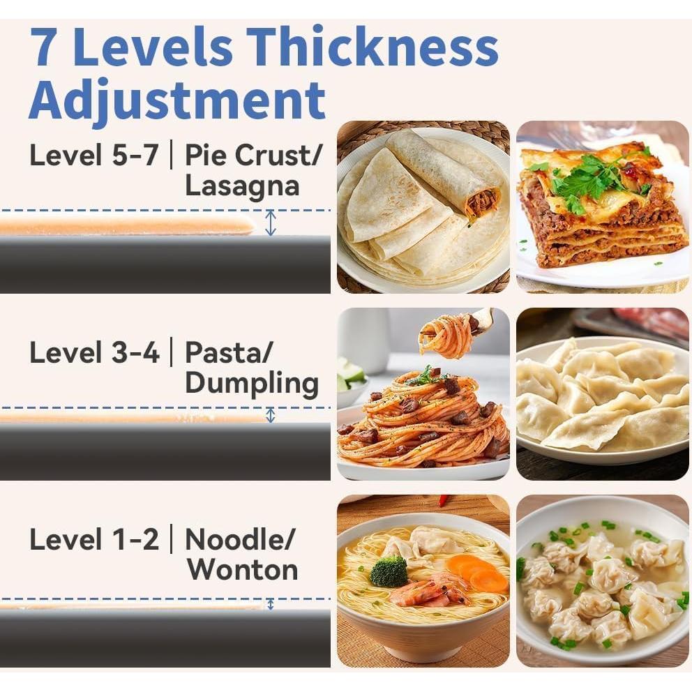 Máquina de Pasta Eléctrica Maxceysen MD150-II Acero Inoxidable