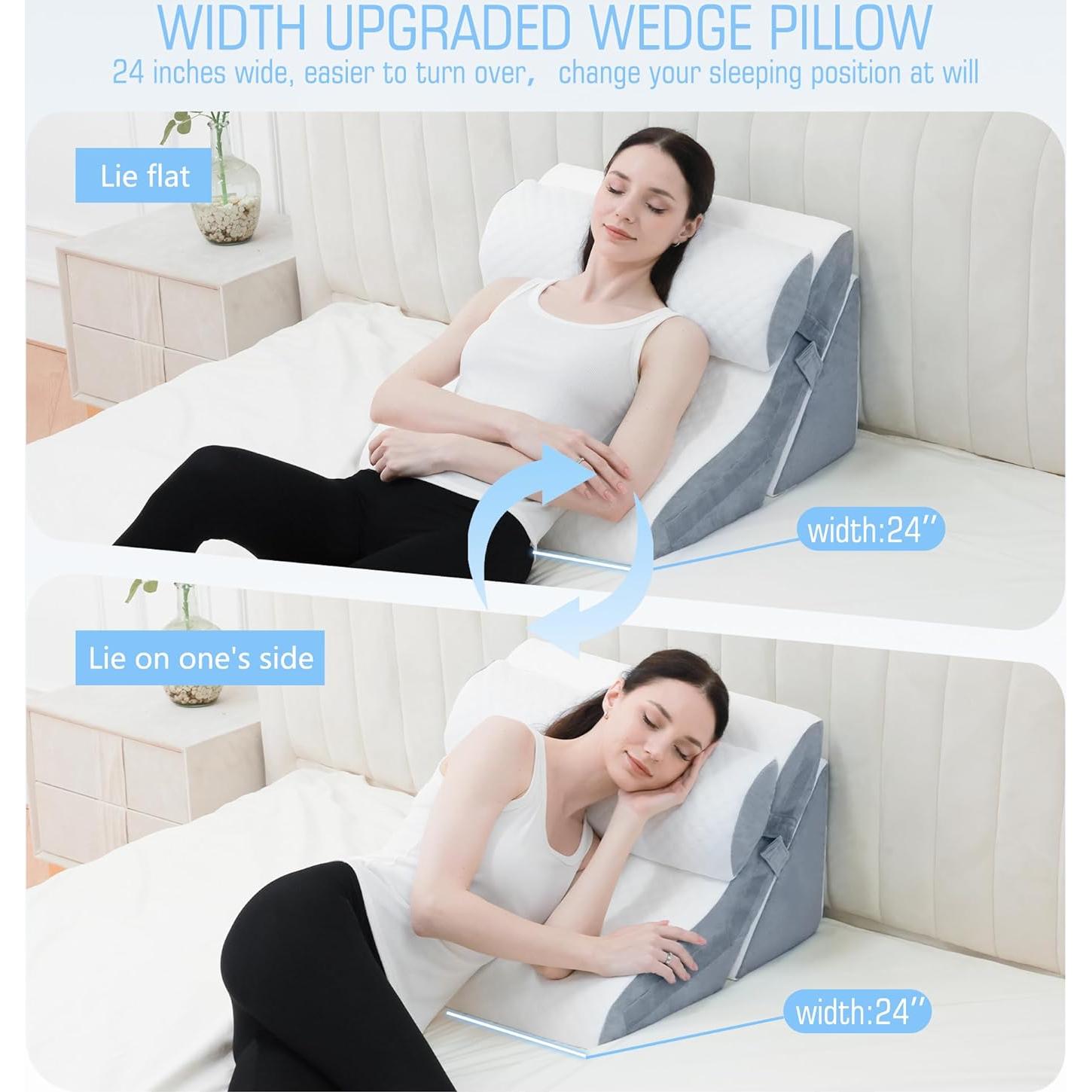 Almohada en Cuña Foamalusion 3 Piezas Ajustable 60 cm