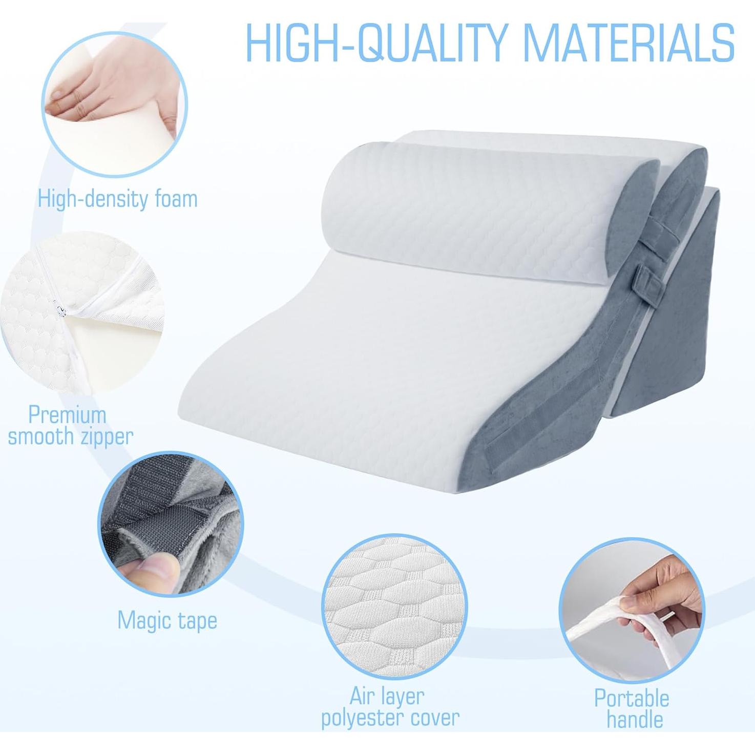 Almohada en Cuña Foamalusion 3 Piezas Ajustable 60 cm