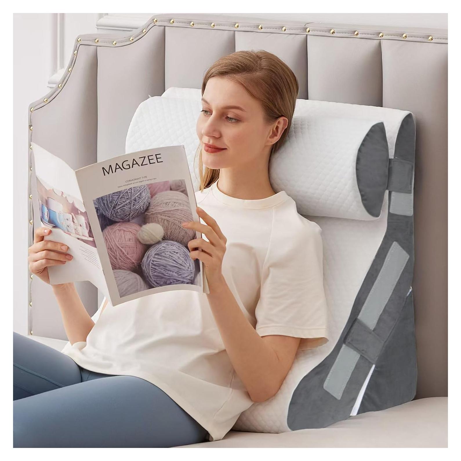 Almohada Cuña Ajustable MEGCXIT 3PCS para Reflujo y Dolor
