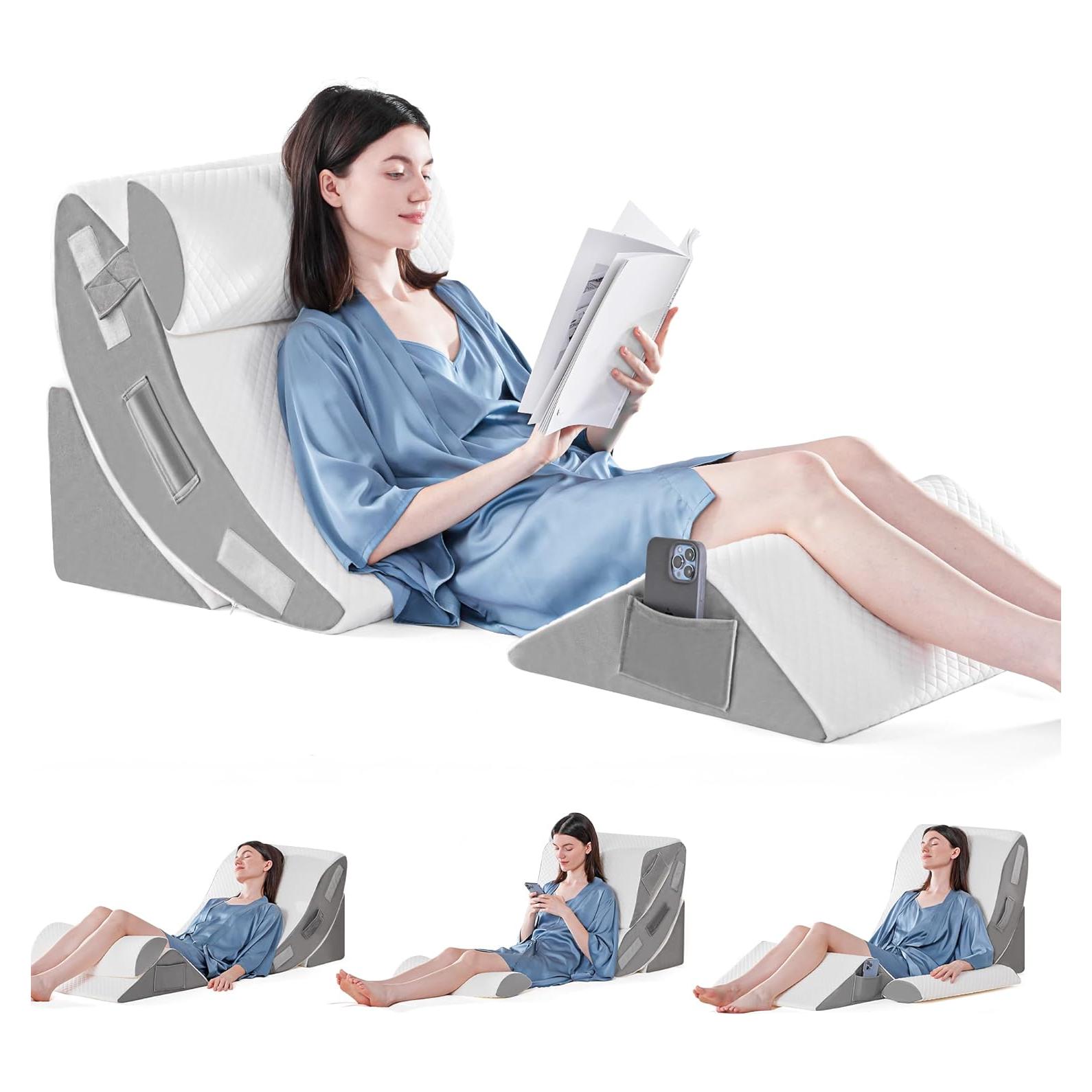 Yojoker Juego de 4 Almohadas Ortopédicas en Cuña 3.99 kg