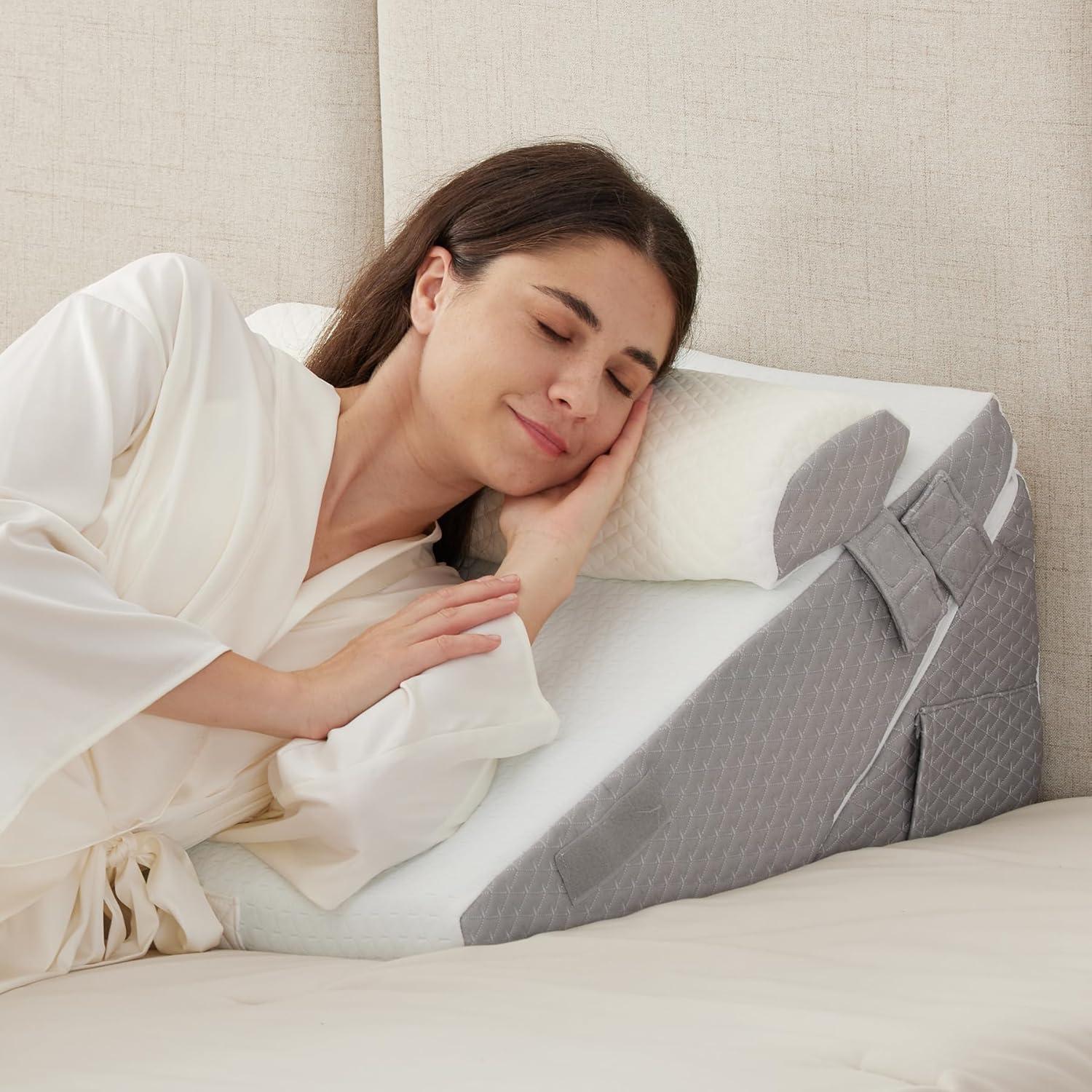 Juego de Almohadas en Cuña Ruqmuis 3 Piezas Ajustable