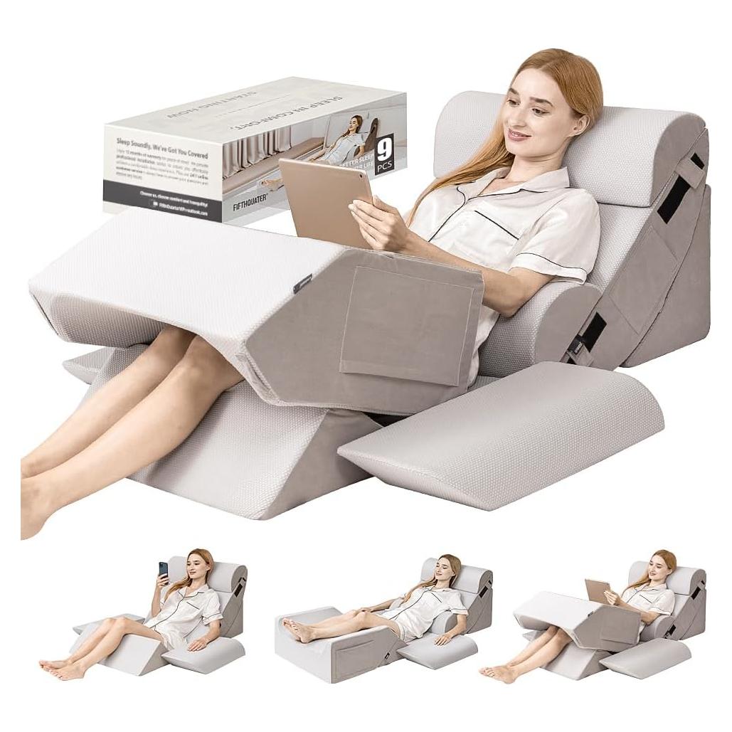 Juego de 9 almohadas ortopédicas FifthQuarter para recuperación