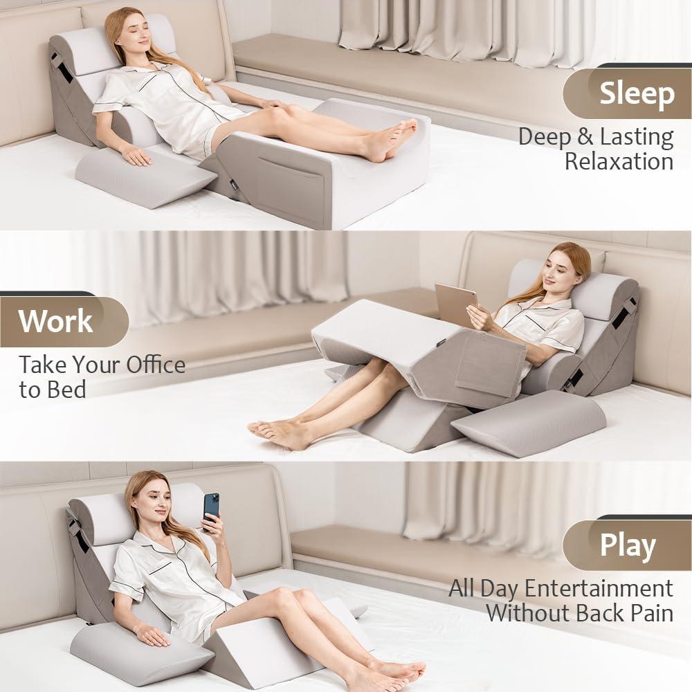 Juego de 9 almohadas ortopédicas FifthQuarter para recuperación