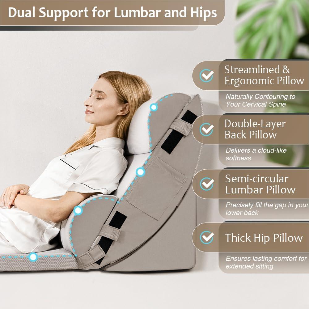 Juego de 9 almohadas ortopédicas FifthQuarter para recuperación