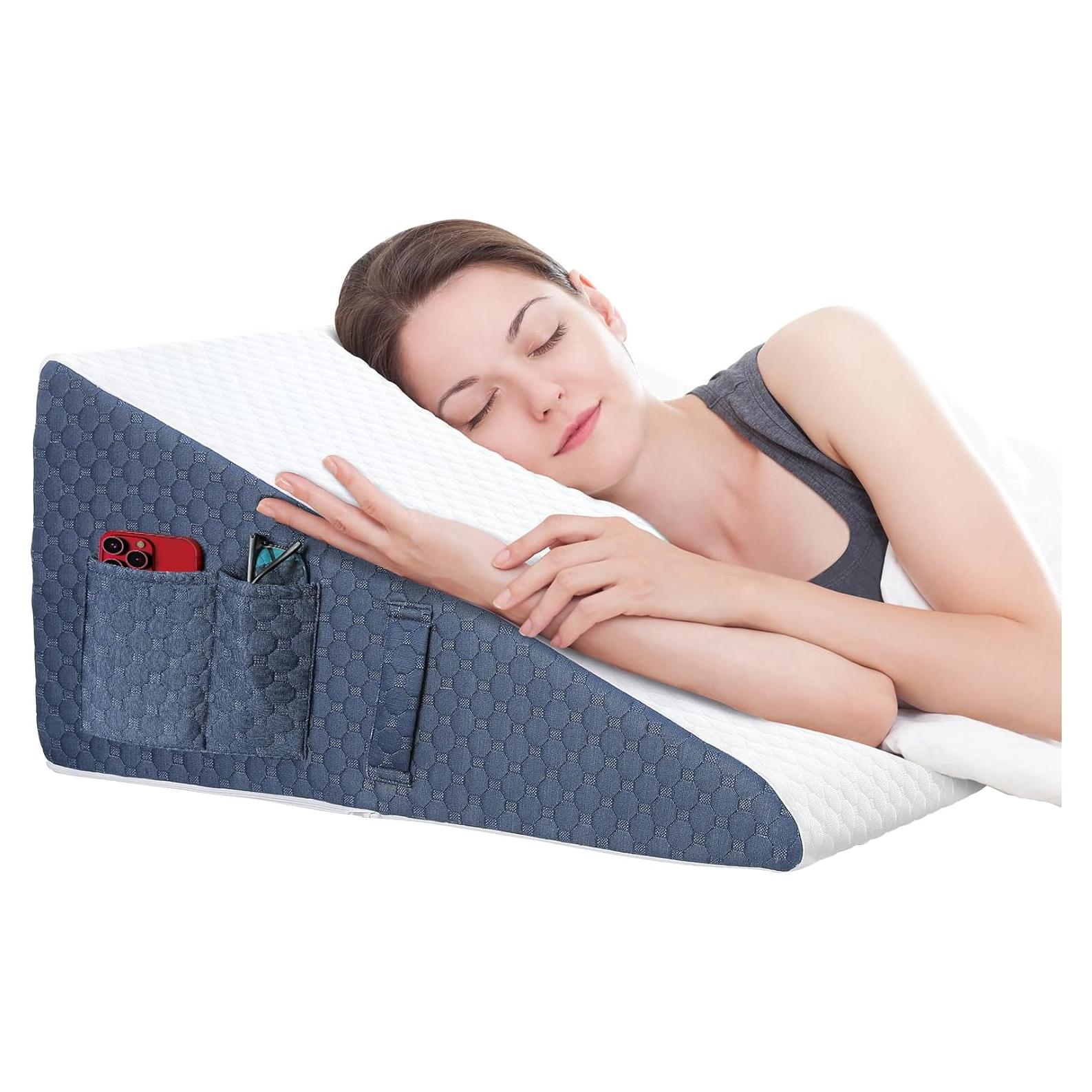 Almohada en Cuña Welzona 30 cm Espuma de Memoria Lavable