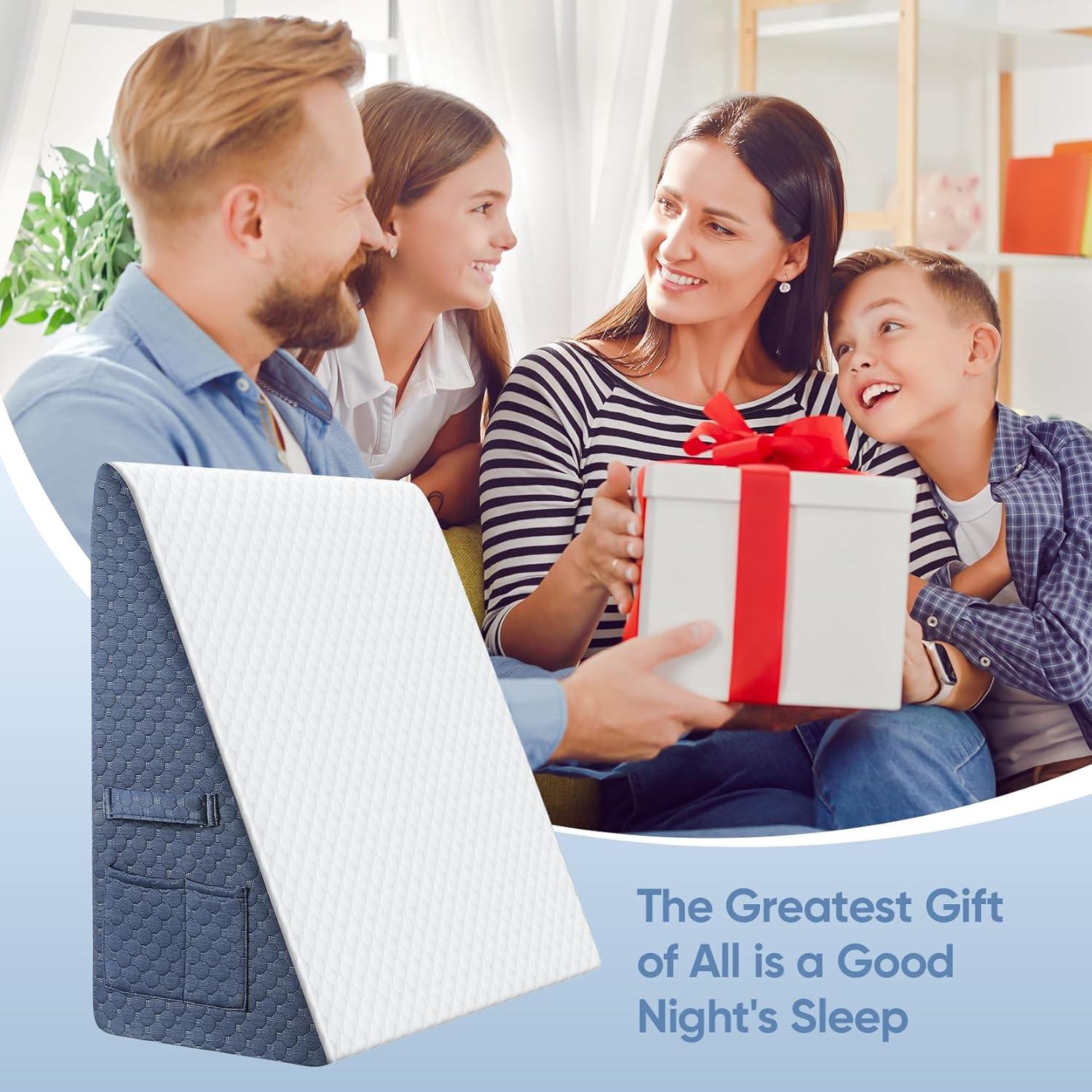 Almohada en Cuña Welzona 30 cm Espuma de Memoria Lavable