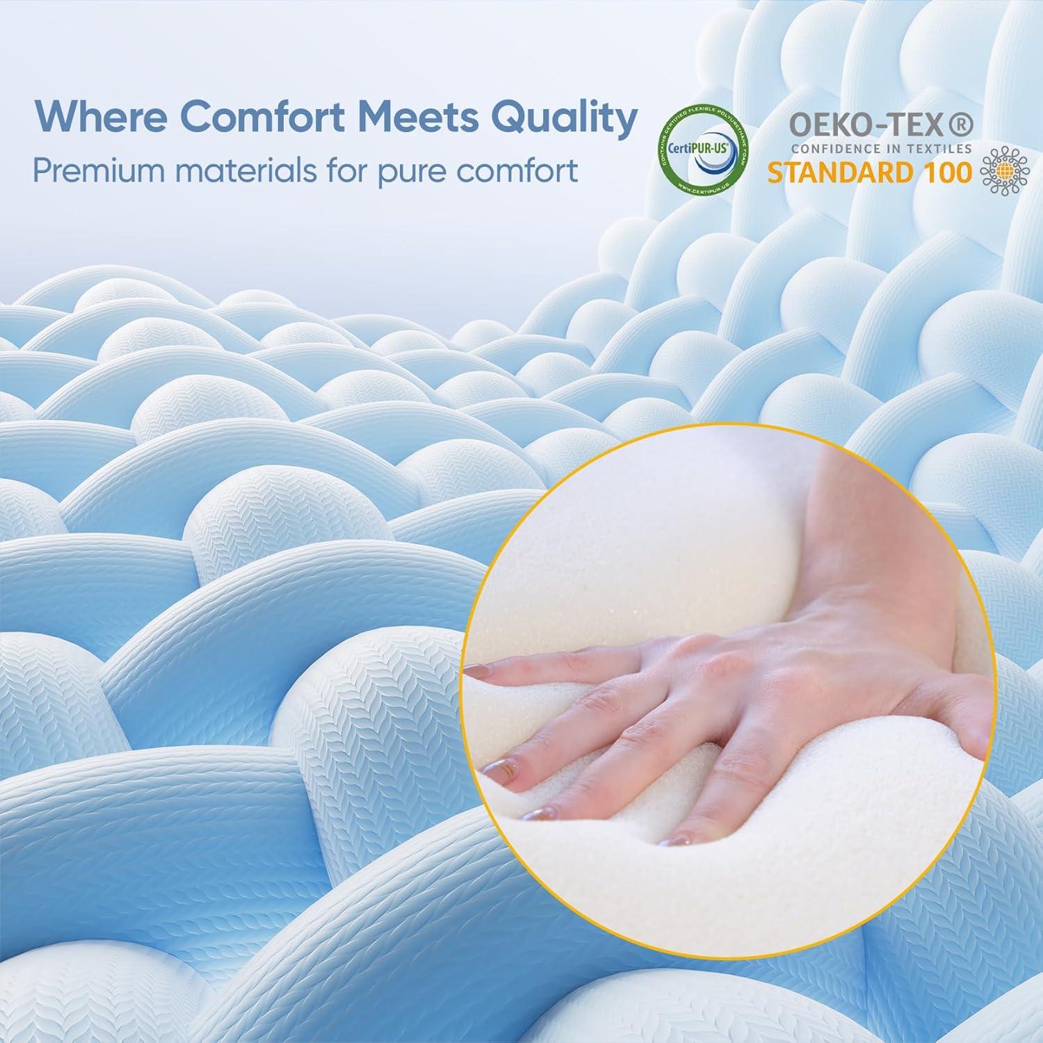 Almohada en Cuña Welzona 30 cm Espuma de Memoria Lavable