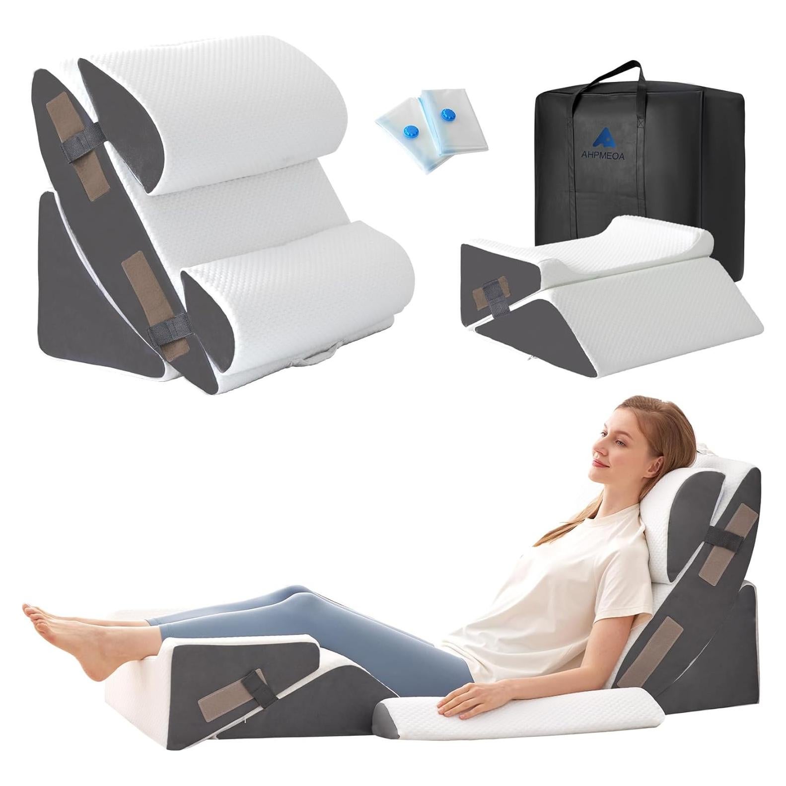 Juego de 6 almohadas en cuña Ahpmeoa para recuperación