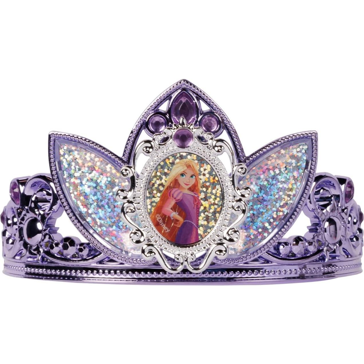 Conjunto de Disfraz Princesa Disney Rapunzel - Tiara, Varita, Zapatos y Cepillo