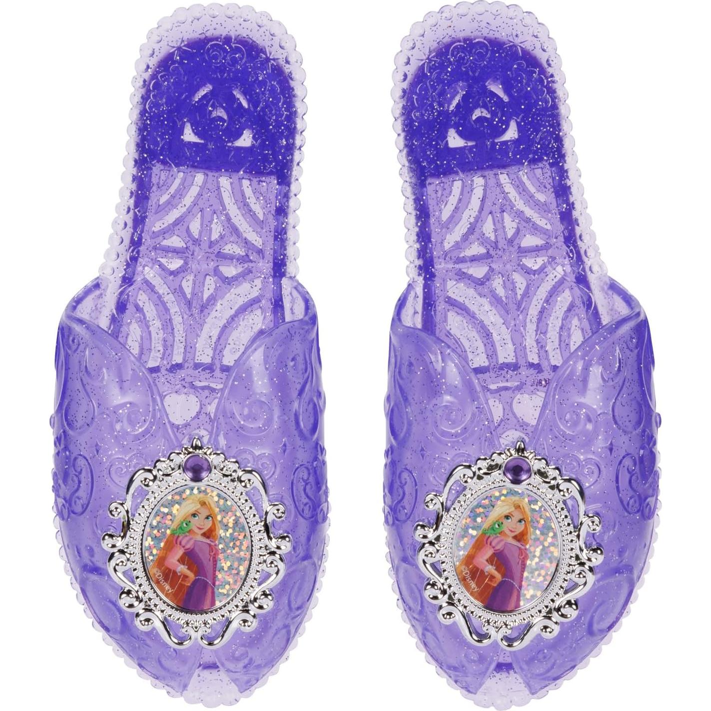 Conjunto de Disfraz Princesa Disney Rapunzel - Tiara, Varita, Zapatos y Cepillo