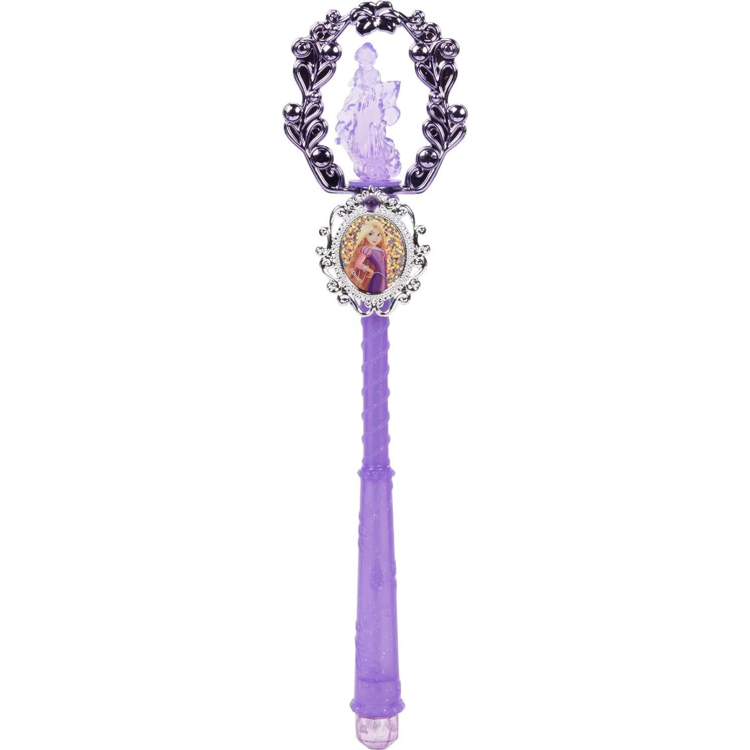 Conjunto de Disfraz Princesa Disney Rapunzel - Tiara, Varita, Zapatos y Cepillo