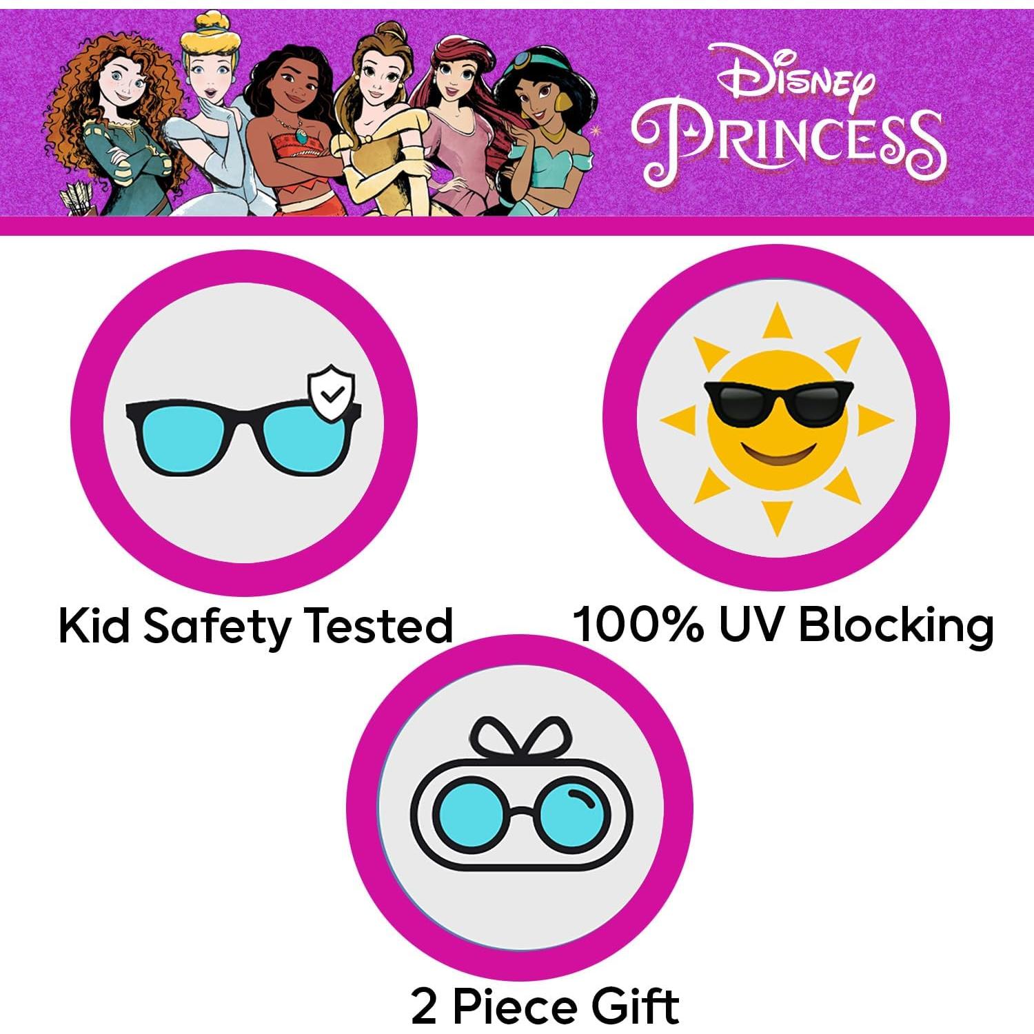Gafas de sol Disney Princess Sun-Staches con protección UV para niñas