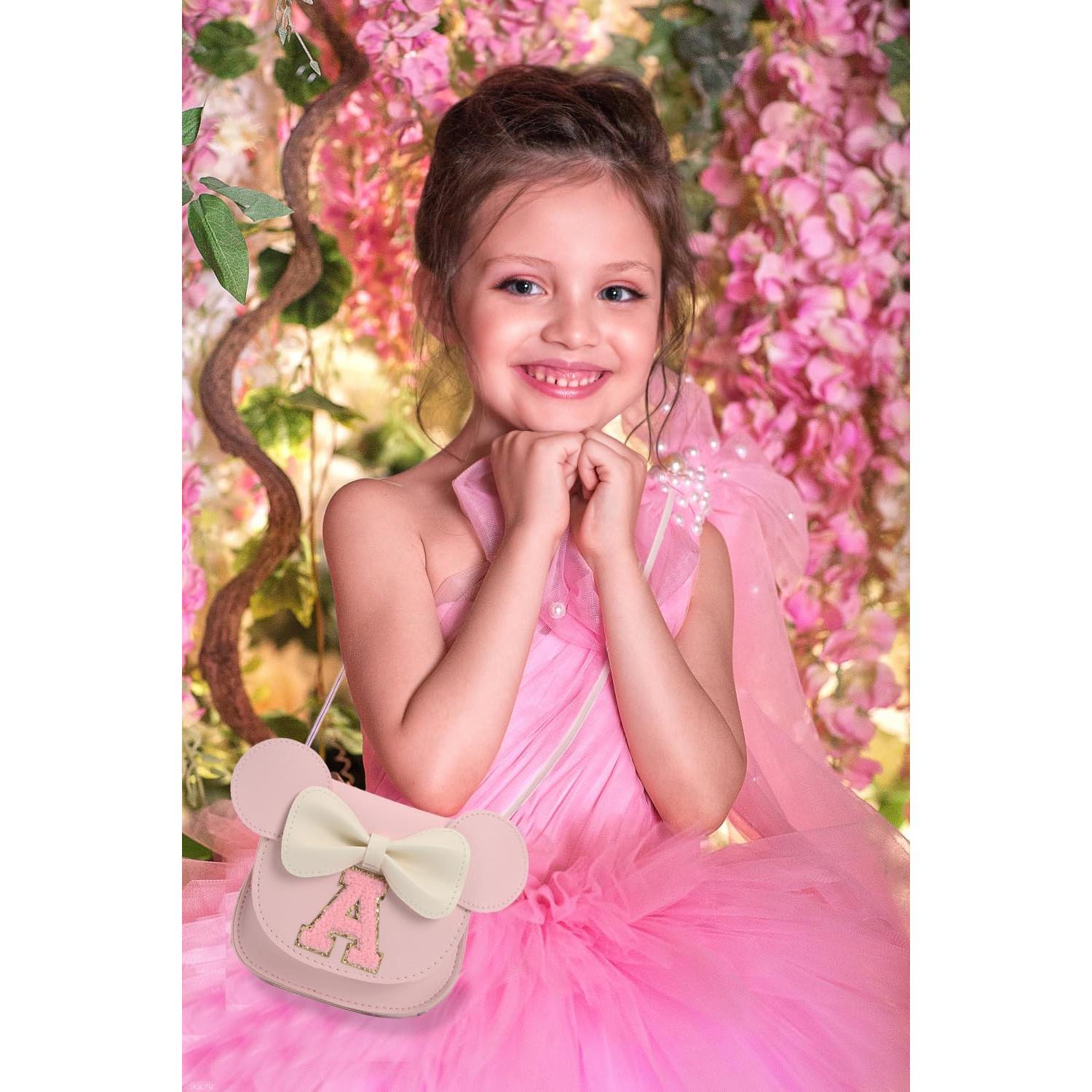 Bolso Cruzado para Niñas Rosa A con Lazo y Gafas