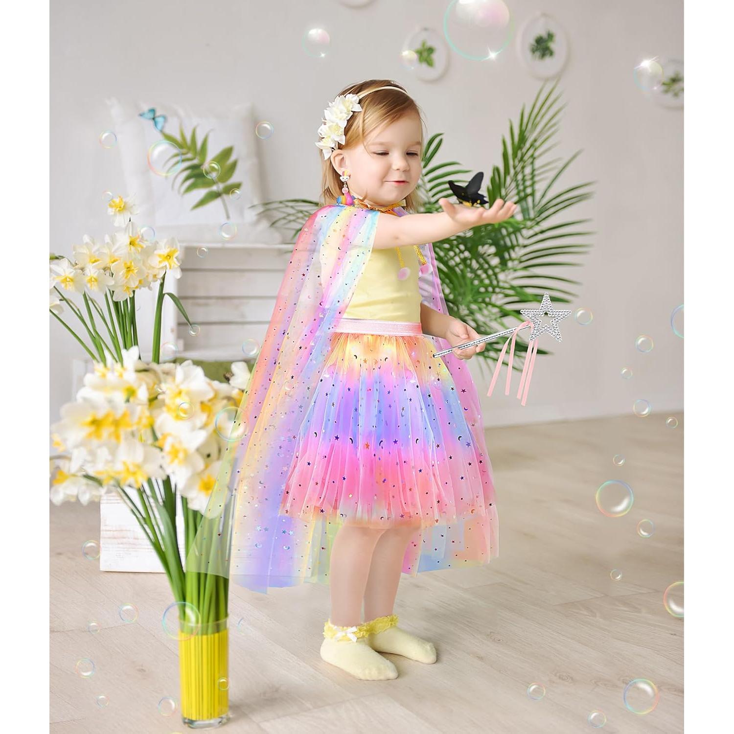 Disfraz de Princesa Iluminada DOLNOW para Niña 3-6 Años