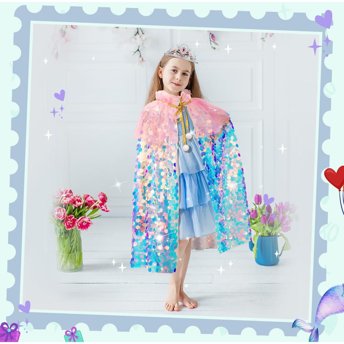 Disfraz de Princesa Meland para Niñas 3-8 Años 11 Piezas