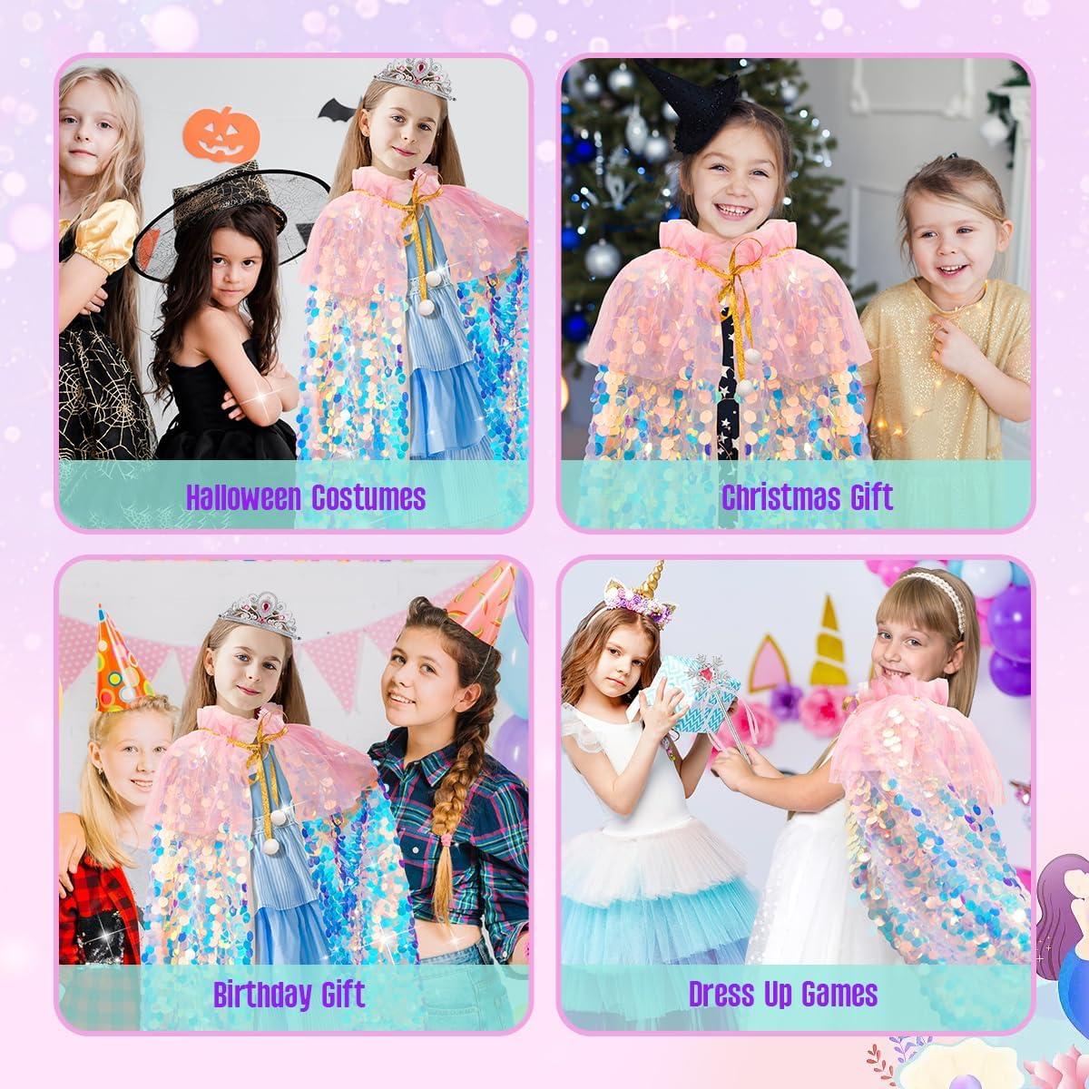 Disfraz de Princesa Meland para Niñas 3-8 Años 11 Piezas