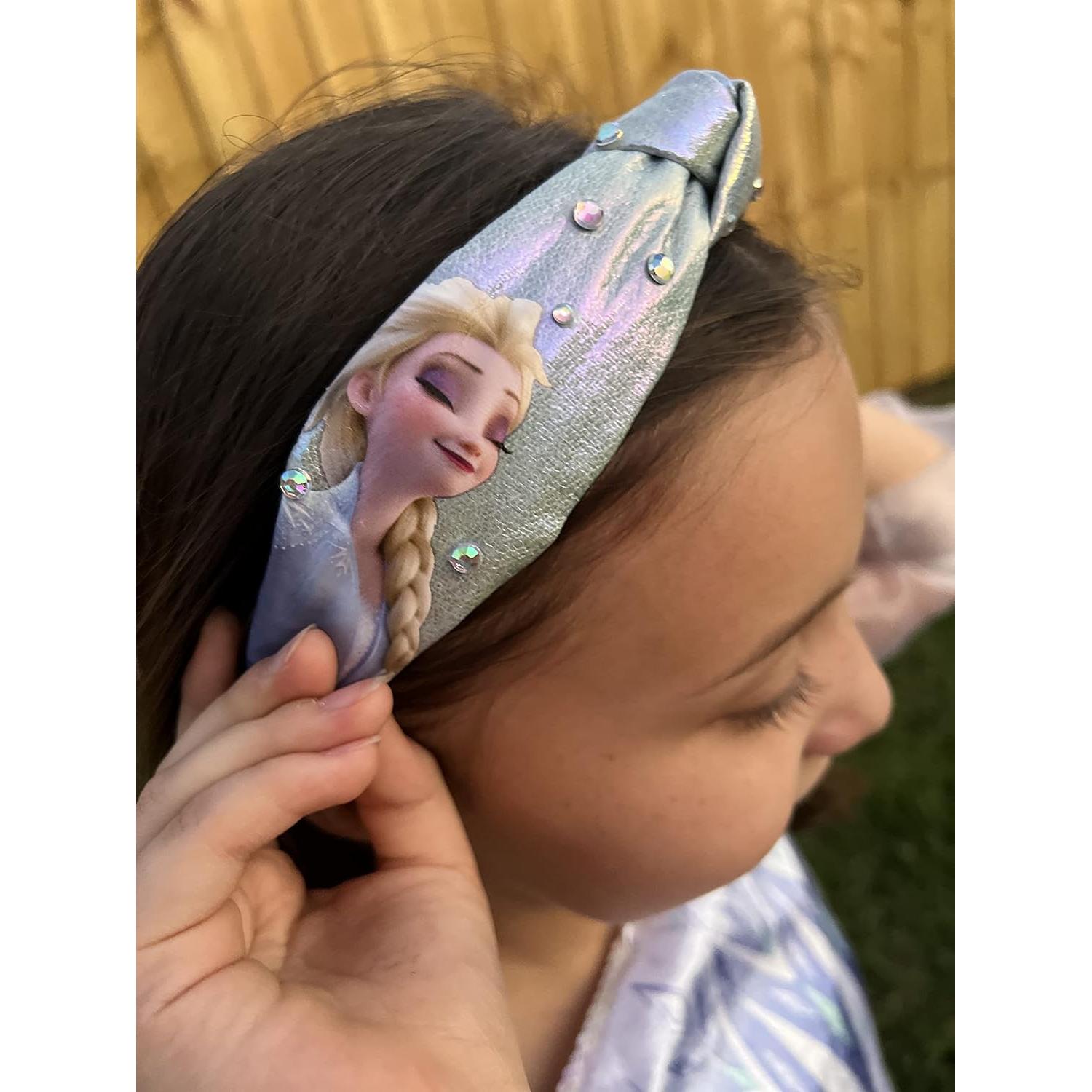 Diadema Disney Frozen 2 Elsa LUV HER con Nudo y Diamante