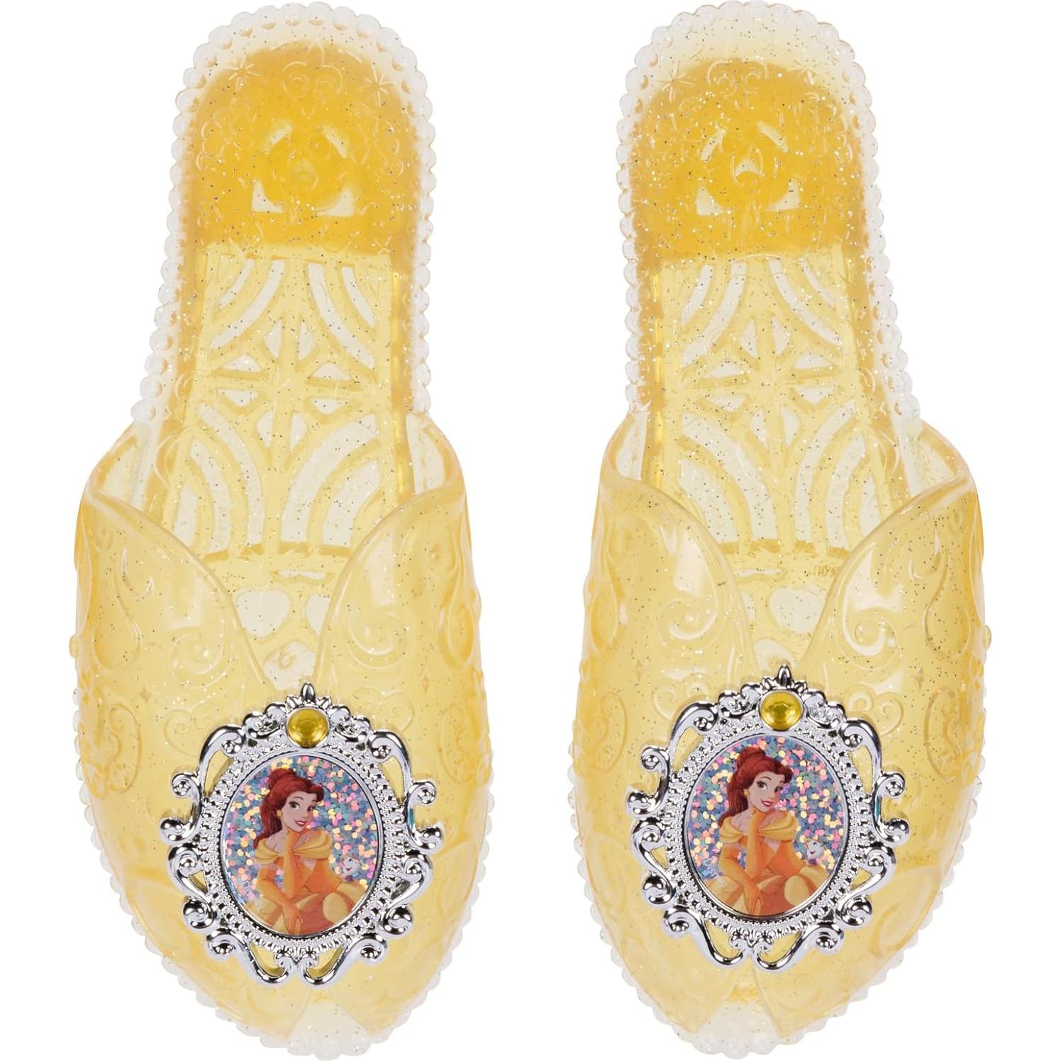 Conjunto Disfraz Princesa Disney Belle Tiara Zapatos Varita