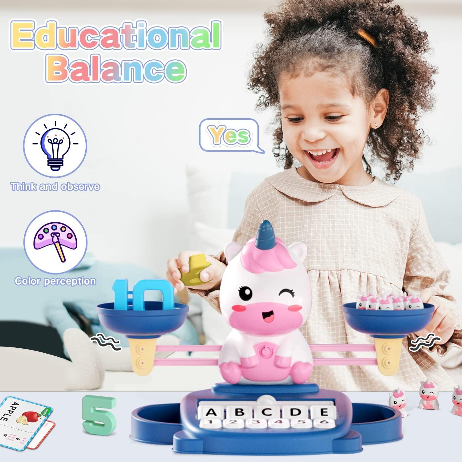 Juguete Educativo Unicornio HOPEEYE 3-7 Años Balanceo