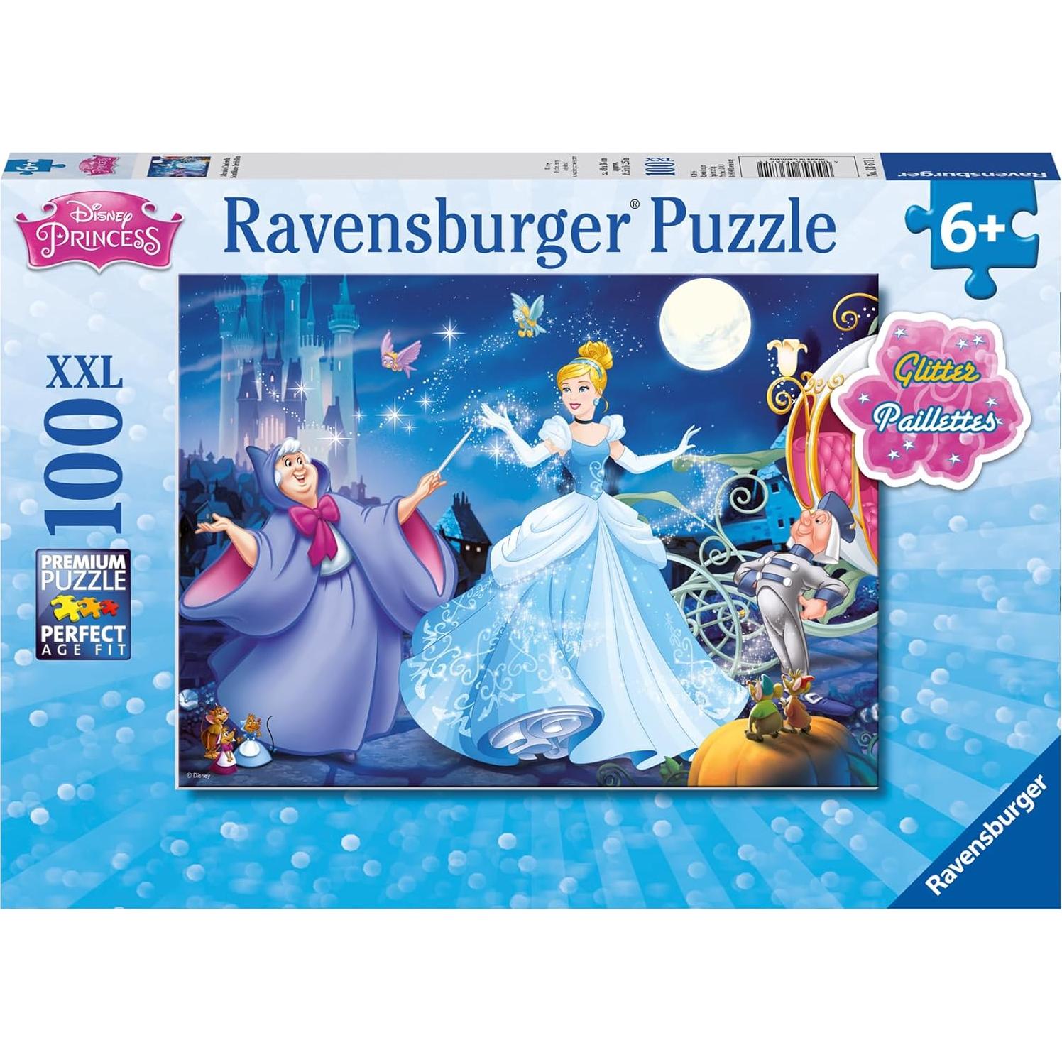 Rompecabezas Cenicienta Disney Ravensburger 100 Piezas Ecológico