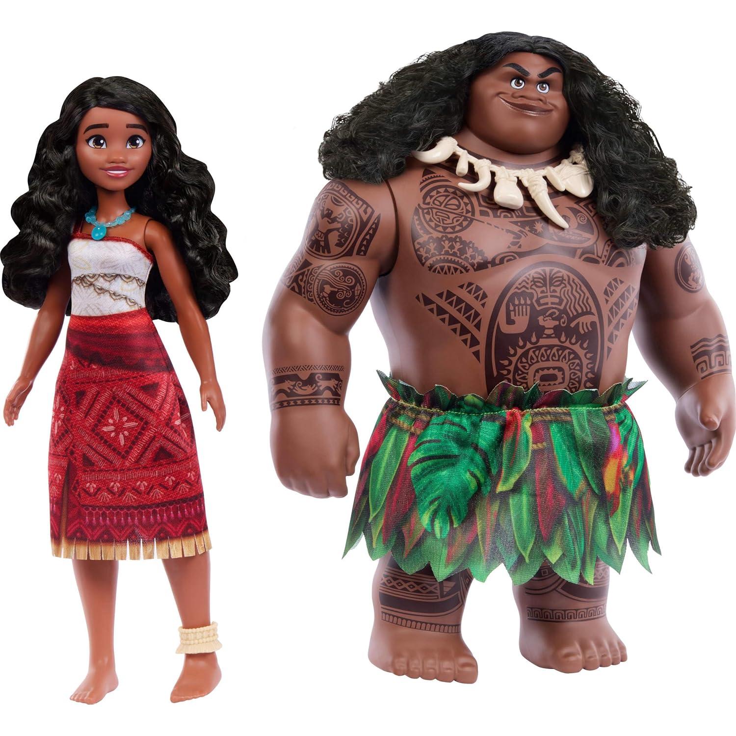 Set de Muñecas Moana y Maui Mattel 27.94 cm